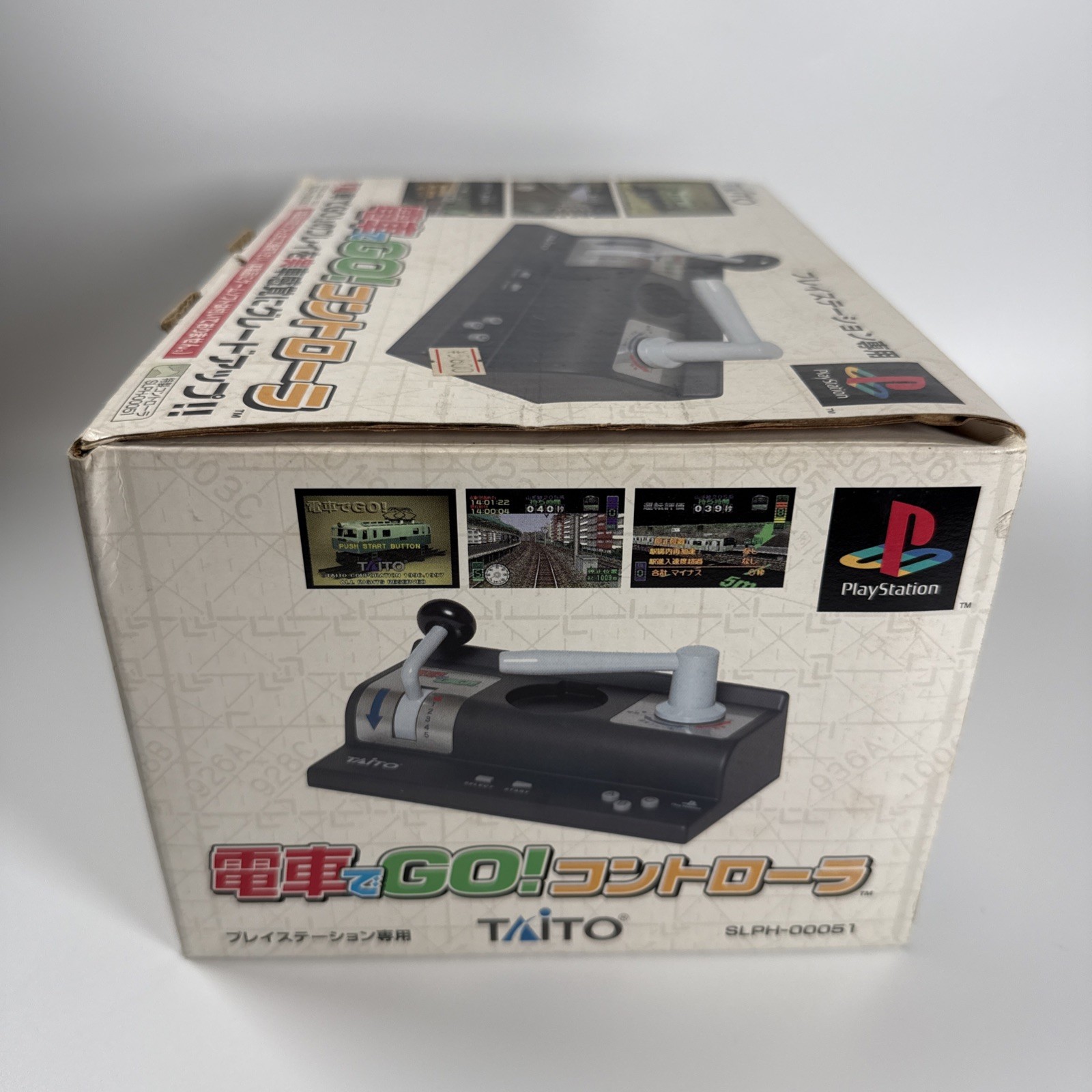 PlayStation PS1 Densha de GO Controller With Game Taito Rail Train Simulator JP