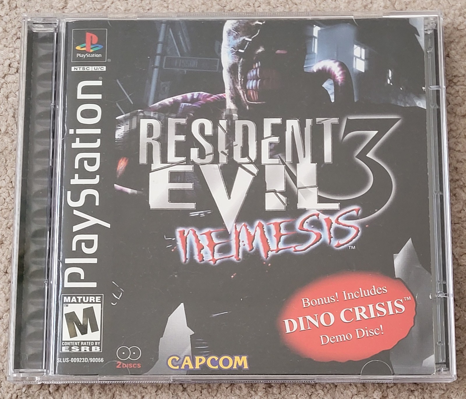 Resident Evil 3 Nemesis PS1 CIB Complete w/ Official Strategy Guide & Poster