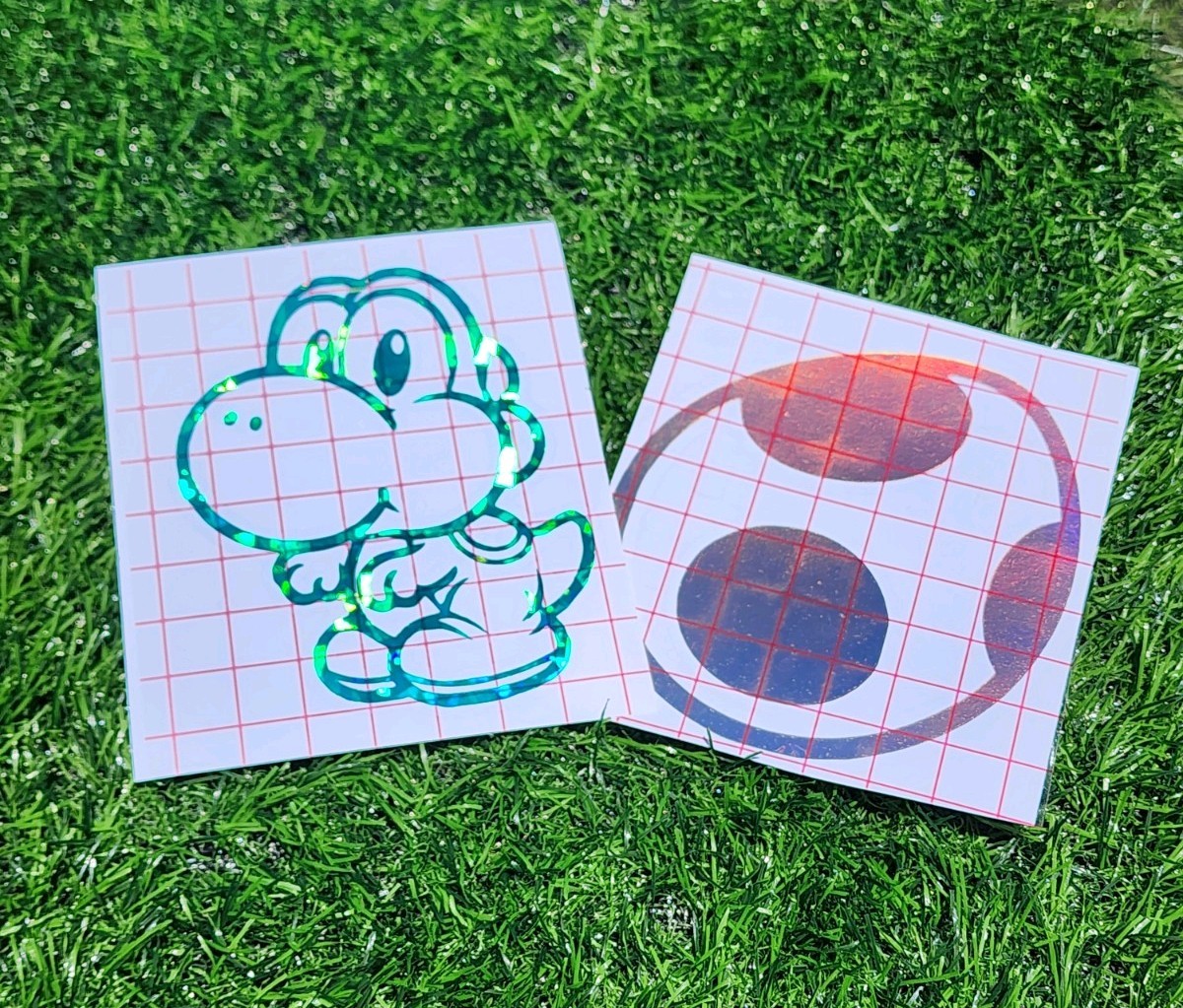 Yoshi Egg Combo Vinyl Decal Sticker, 5 inches Car/Truck Nintendo Super Mario