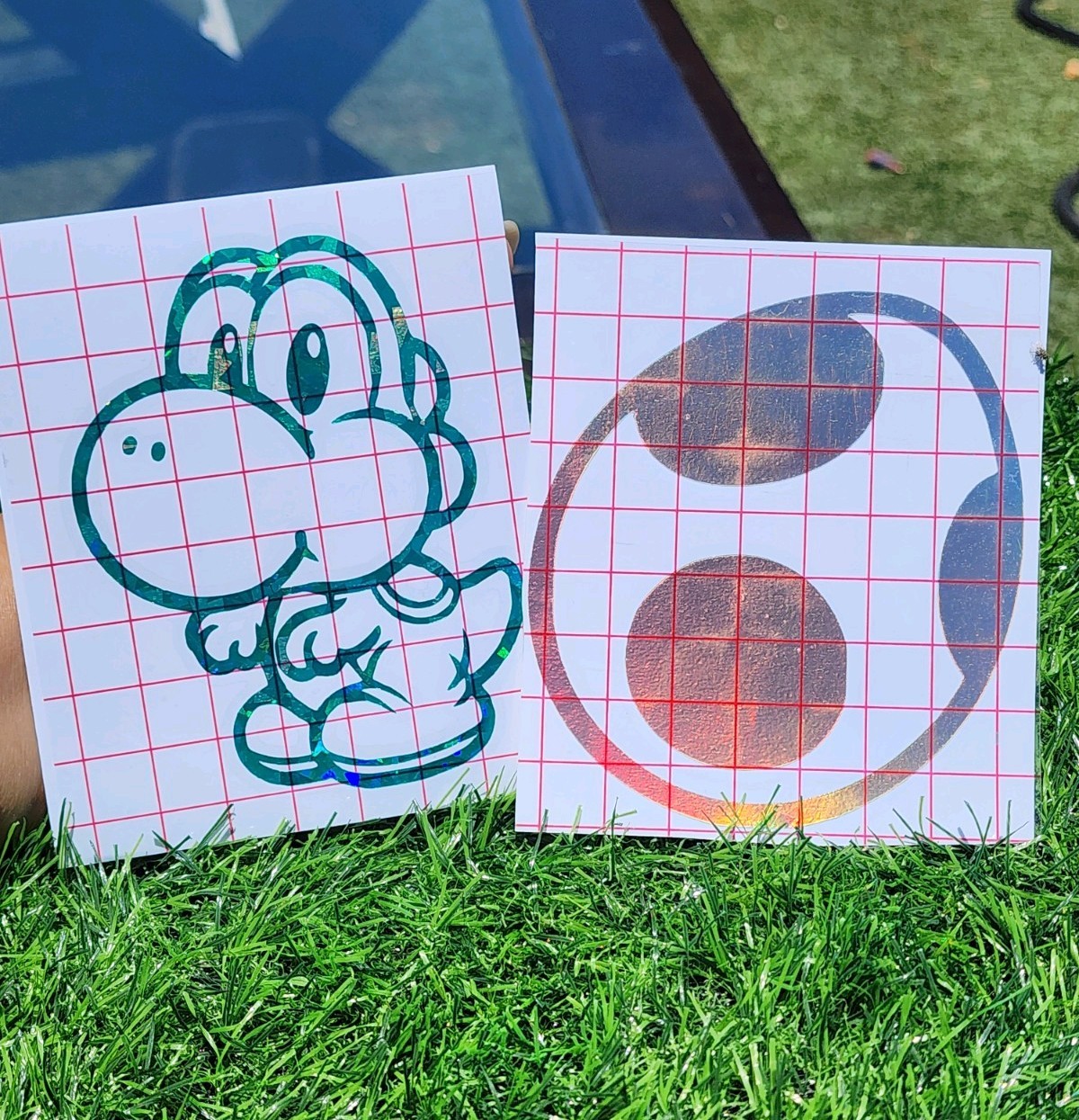 Yoshi Egg Combo Vinyl Decal Sticker, 5 inches Car/Truck Nintendo Super Mario