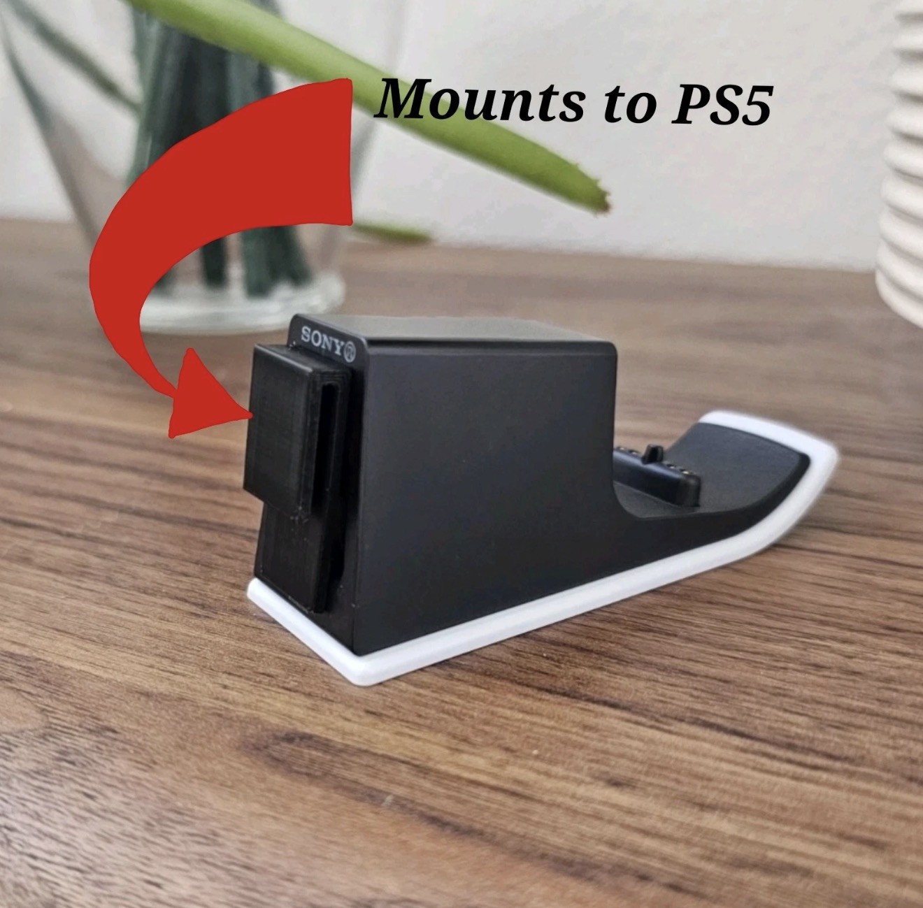 PS5 Pulse Elite Headset Charger Clip – PS5 mounting clip(CHARGER not INCLUDED)