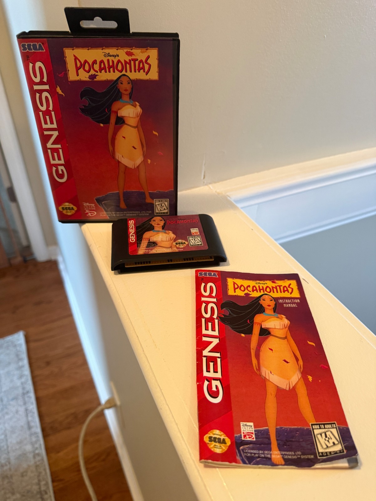 Disney’s Pocahontas (Sega Genesis, 1996) Complete W/ Manual Tested Working