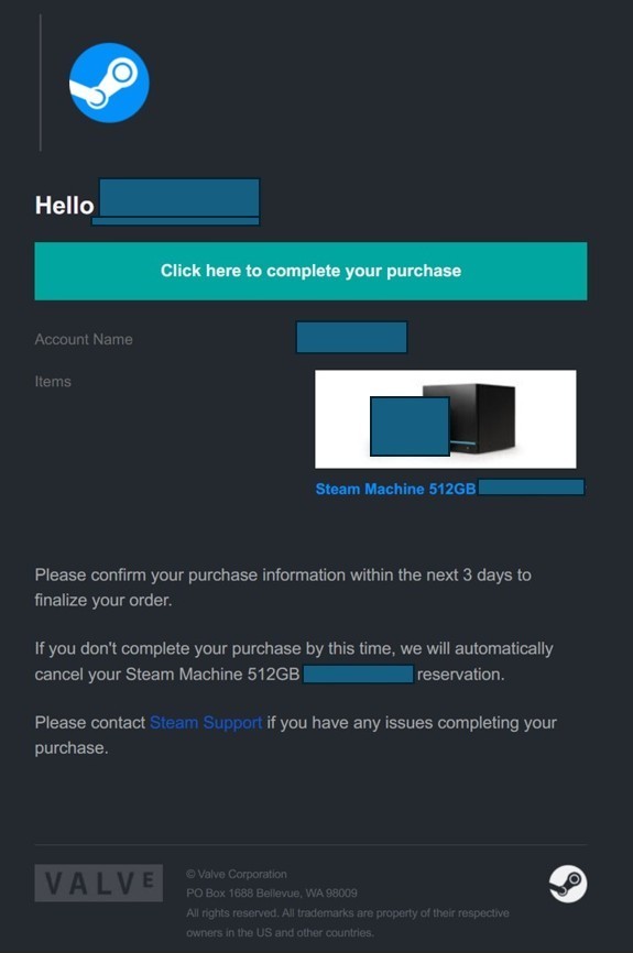 PRESALE Steam Machine 512GB (No Controller) CONFIRMED Purchase from Valve