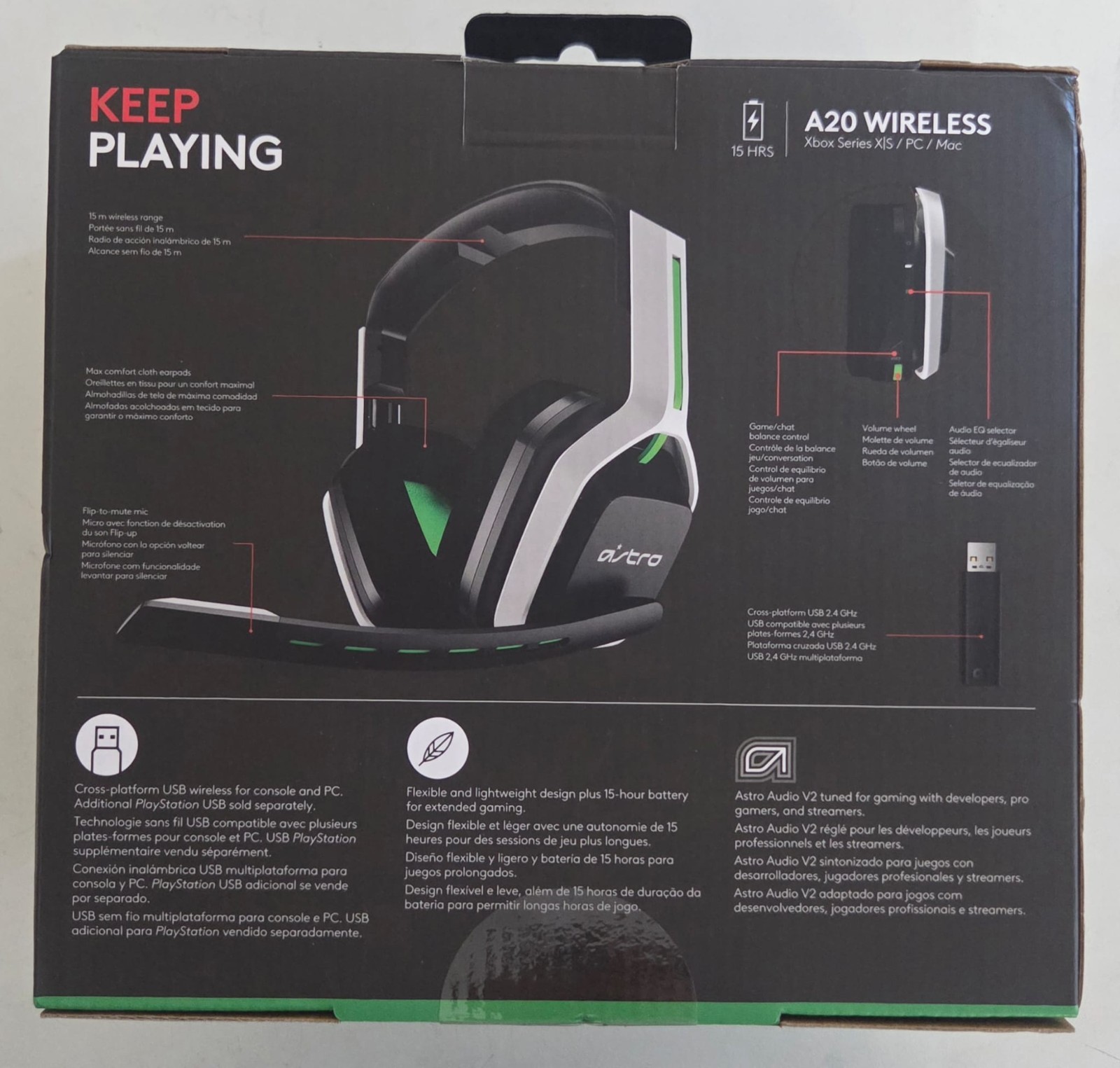 Logitech Xbox Astro A20 Wireless Gaming Headset – New