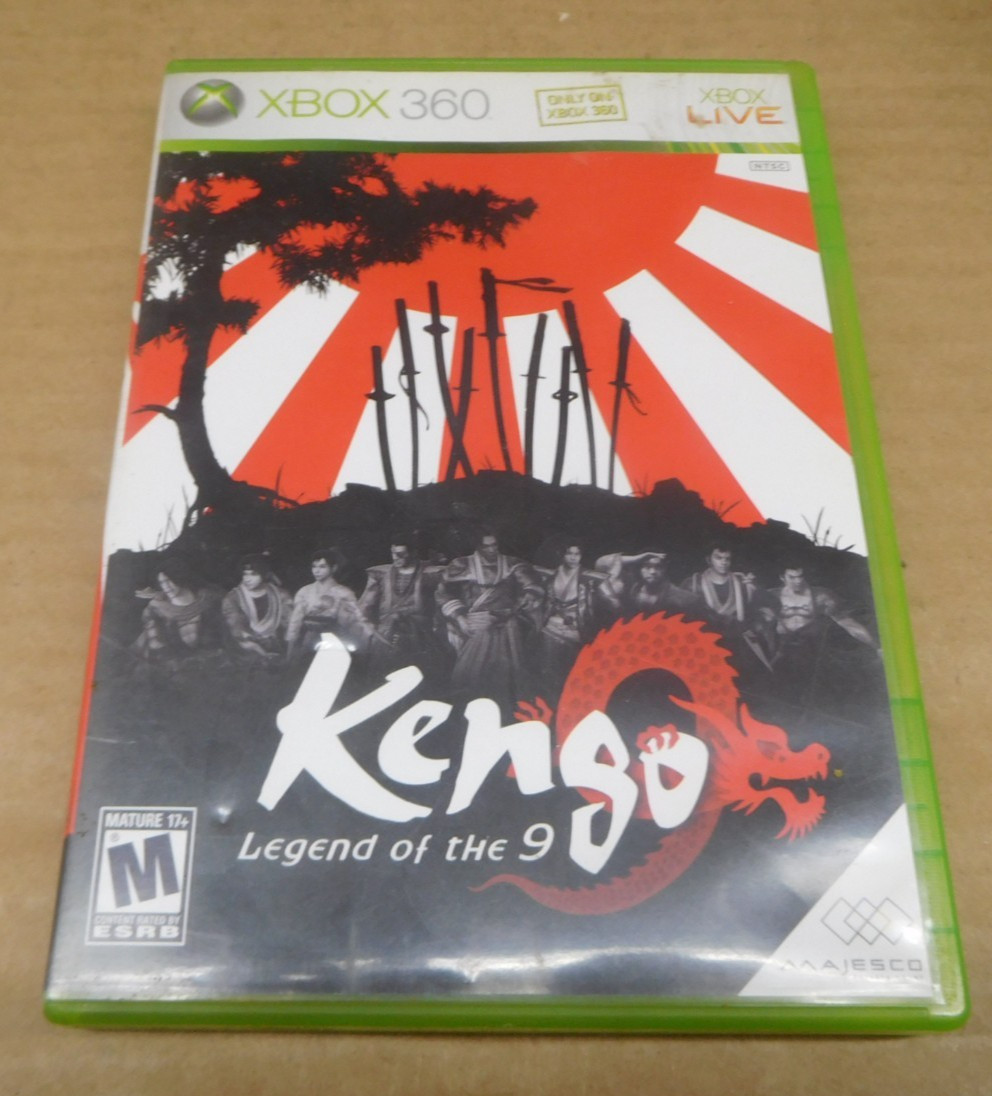 Kengo: Legend of the 9 (Microsoft Xbox 360, 2007) CIB