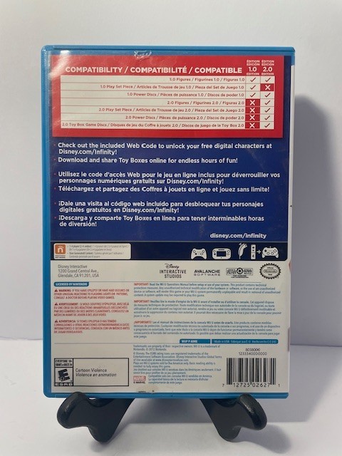 Disney Infinity 2.0 (Nintendo Wii U) Complete w/ Man Tested