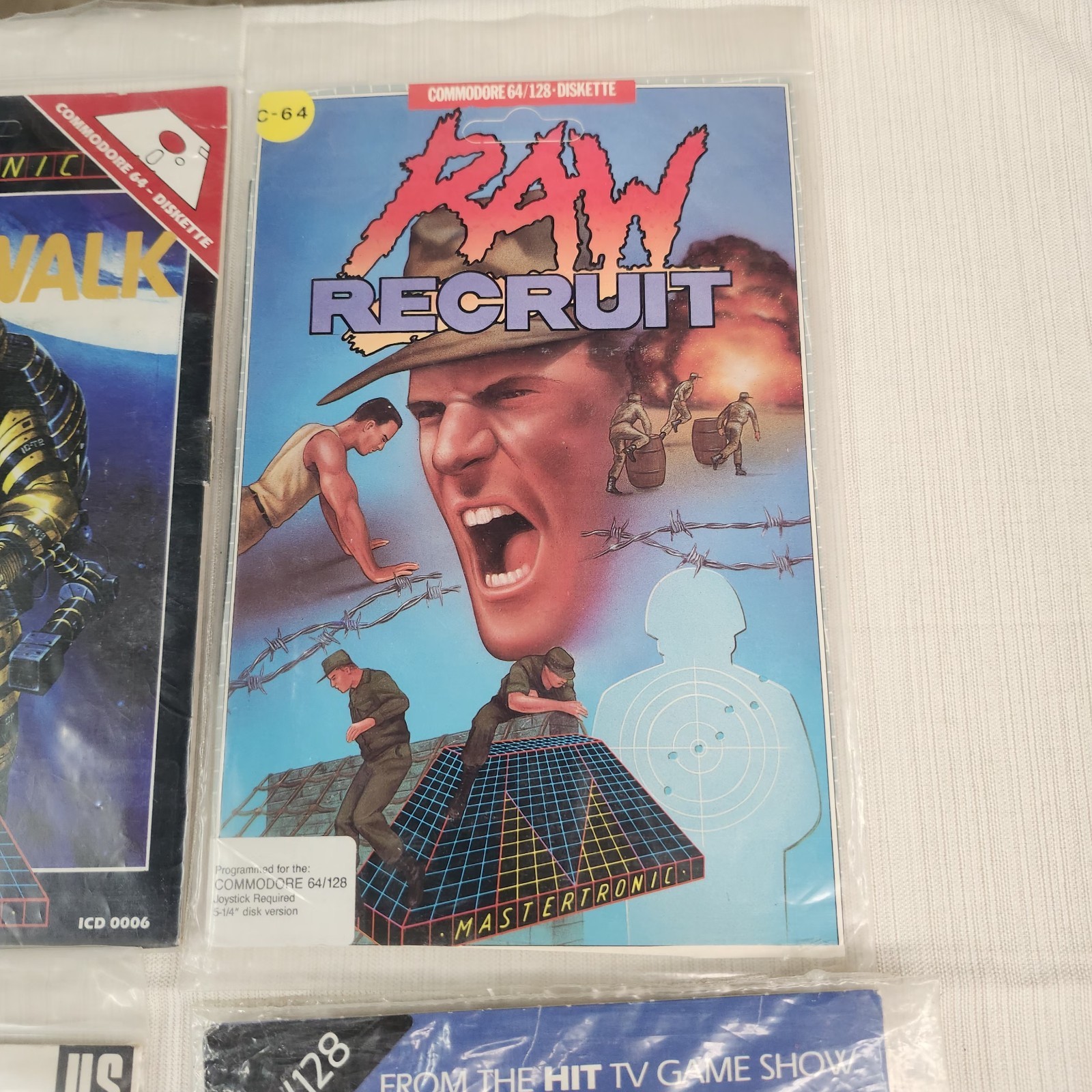 Commodore 64 Game Diskette Lot Of 18 Box Trimmed/Altered PLEASE SEE DESCRIPTION