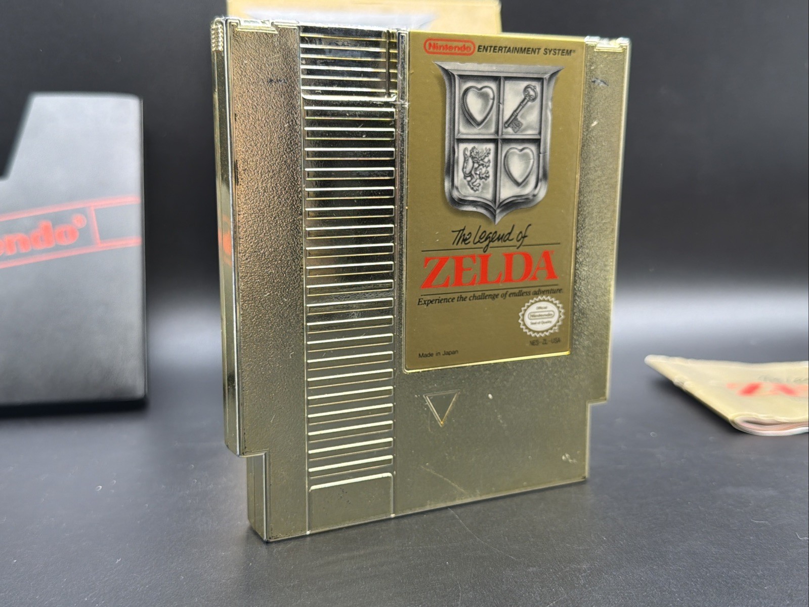 The Legend Of Zelda Oval Seal Box Original Nintendo Entertainment System NES CIB