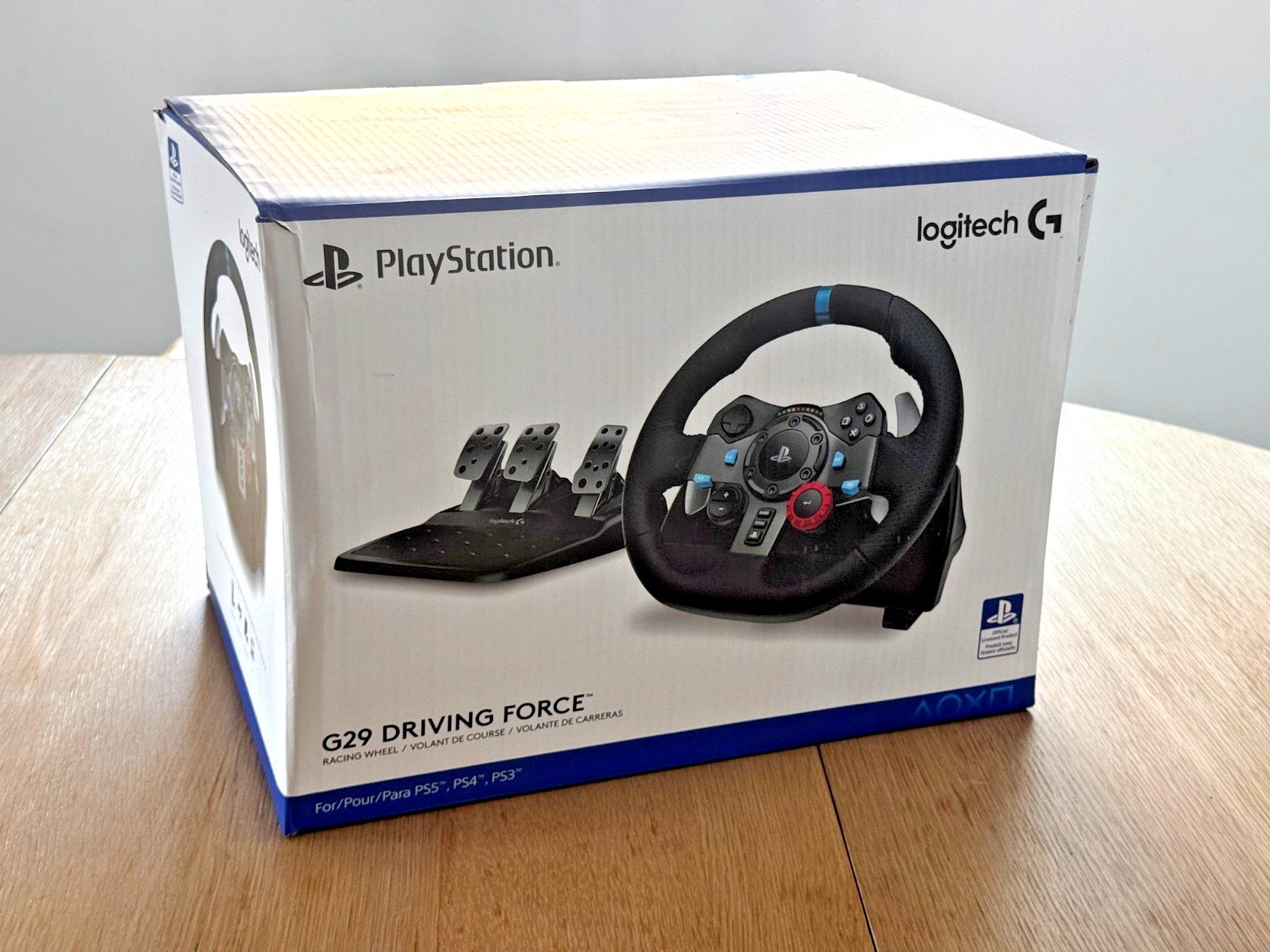NEW – Logitech G29 Driving Force Racing Wheel & Pedals PS5 PS4 PS3 SEALED