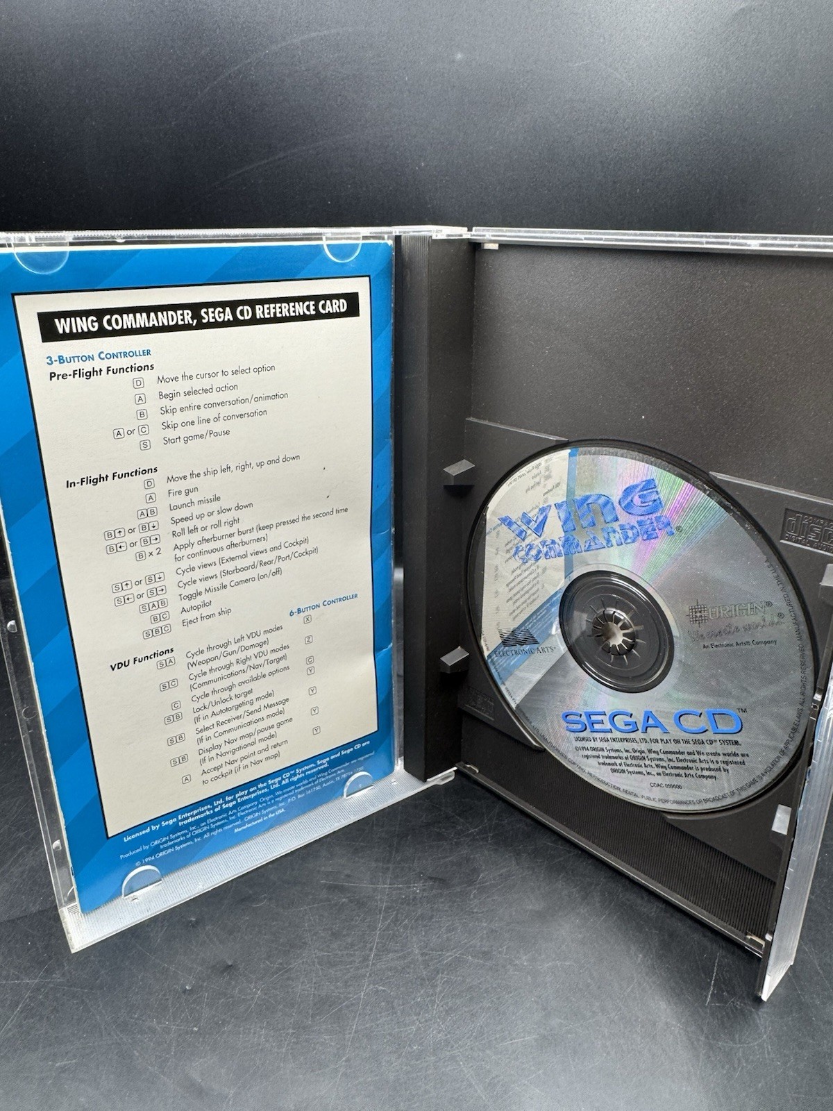 Wing Commander Sega CD Complete in Box