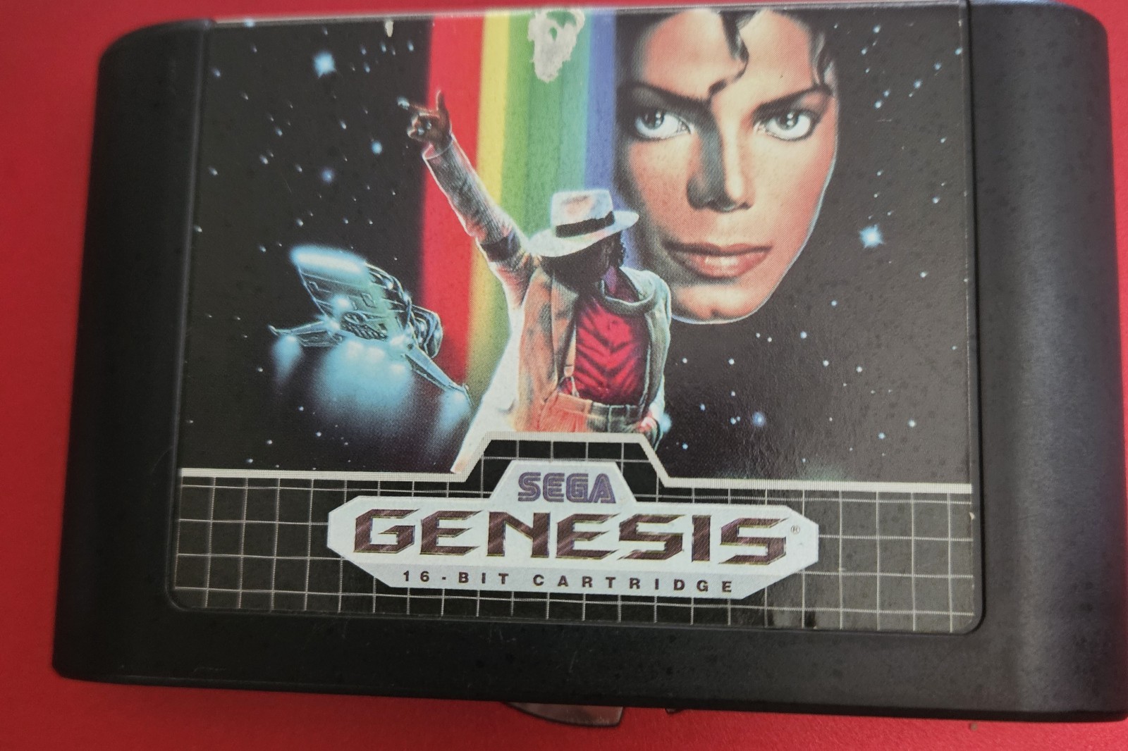 Sega Genesis 16-Bit Cartridge Michael Jackson’s Moonwalker Video Game