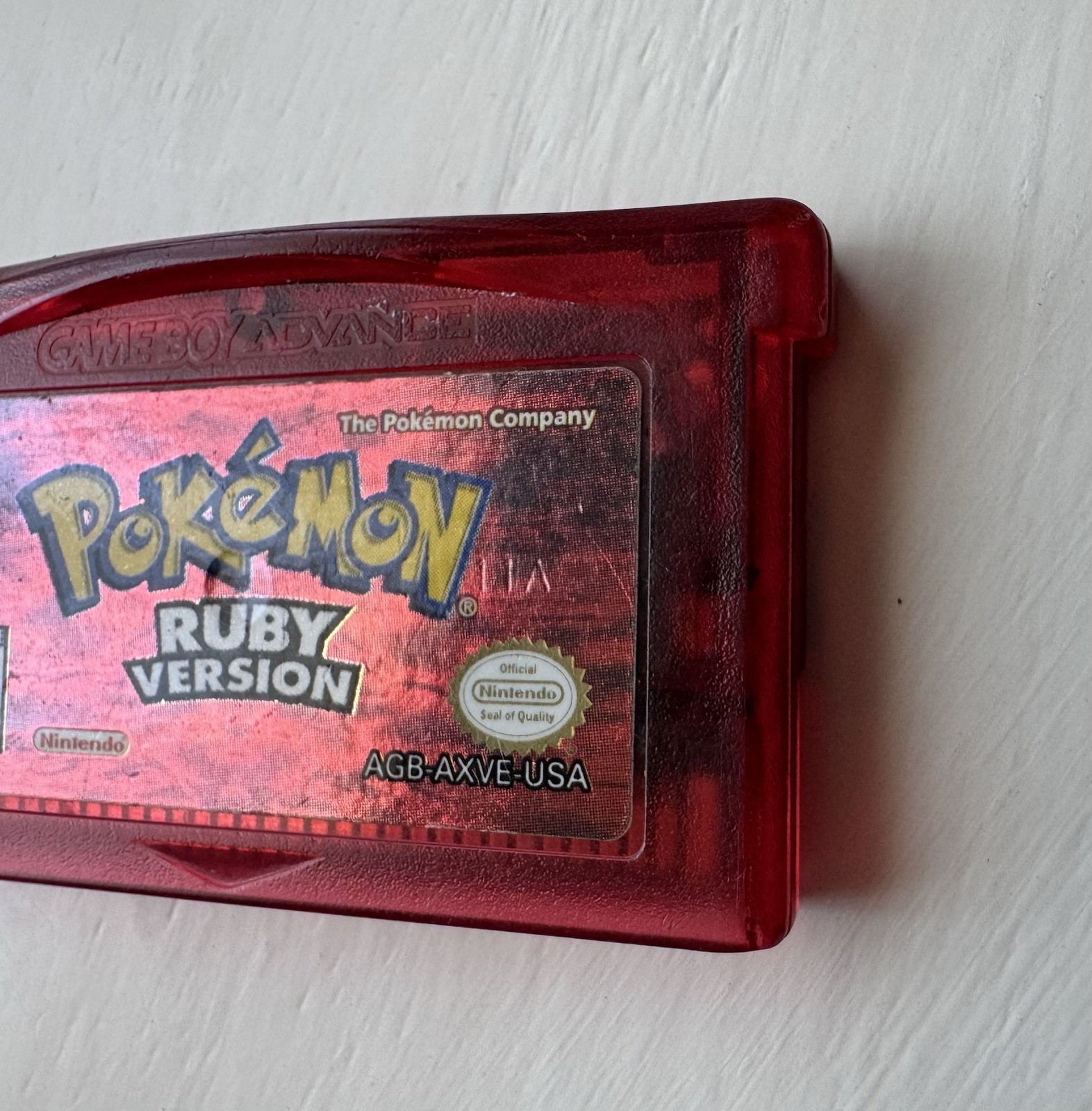 Pokémon Ruby Version GBA Cart Only, Dry Internal Battery, TESTED, Authentic