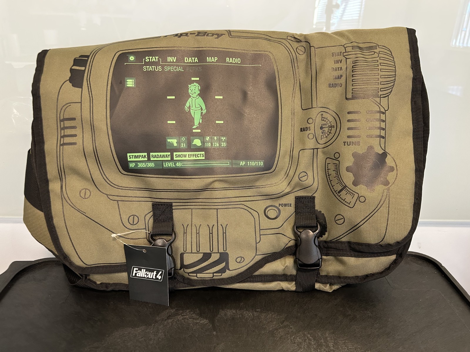 NEW Fallout Bioware Pip-Boy Messenger Bag 2015 Make Offer! RARE!