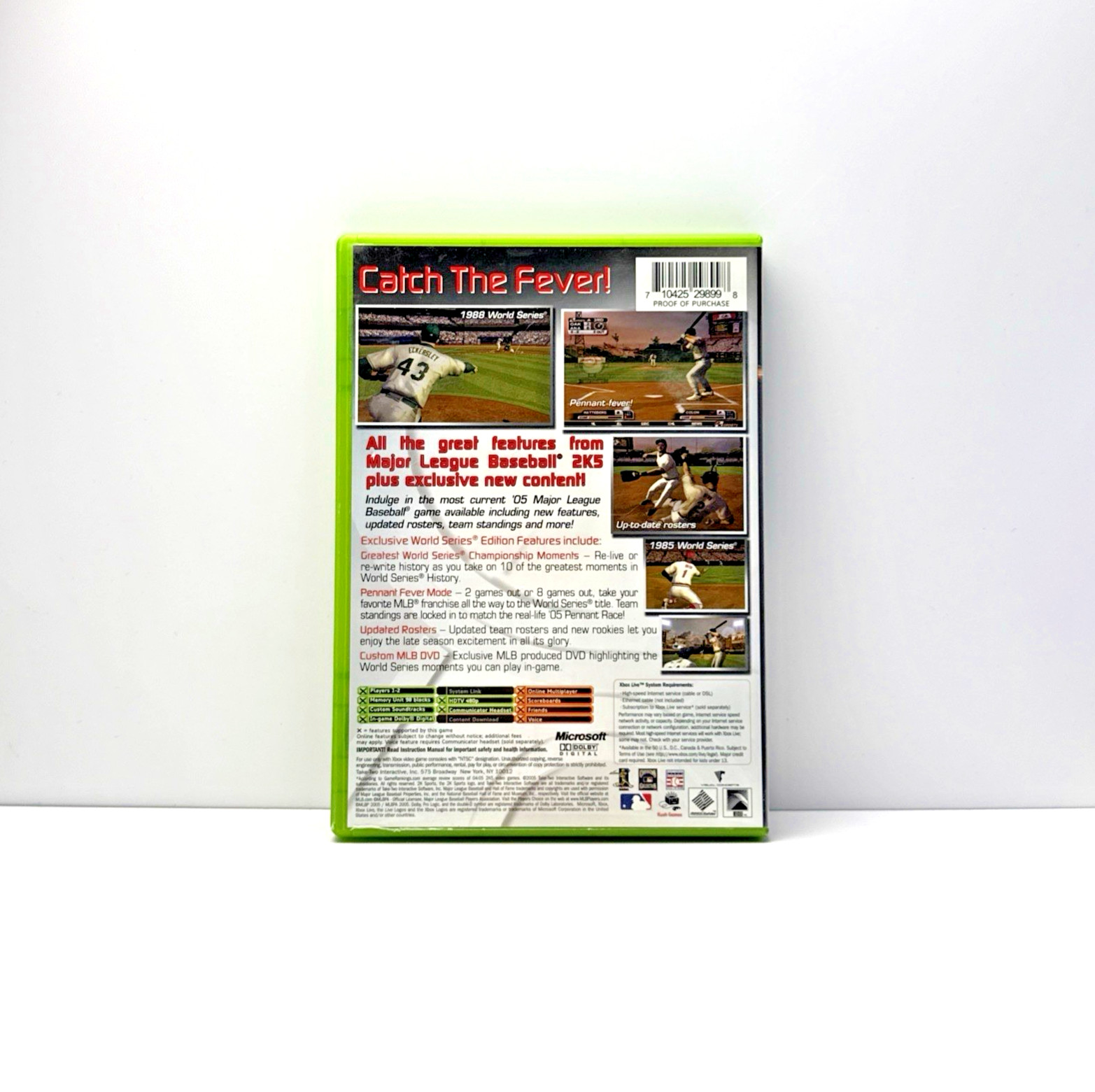 MLB 2K5: World Series Edition Original Xbox No Manual Refurbished & Tested