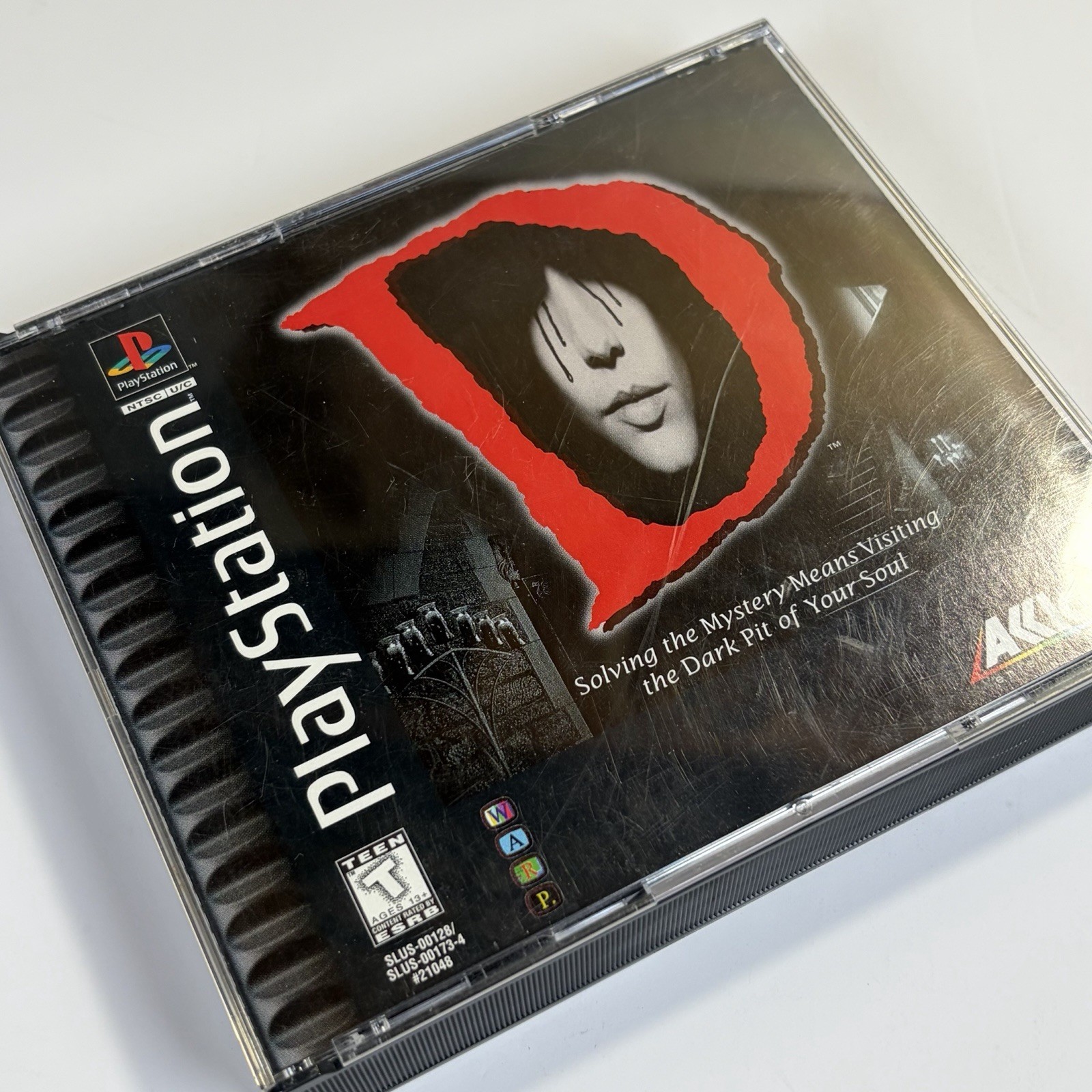 D The Game Sony Playstation 1 PS1 Complete 3 Disc Set Manual Jewel Case Tested