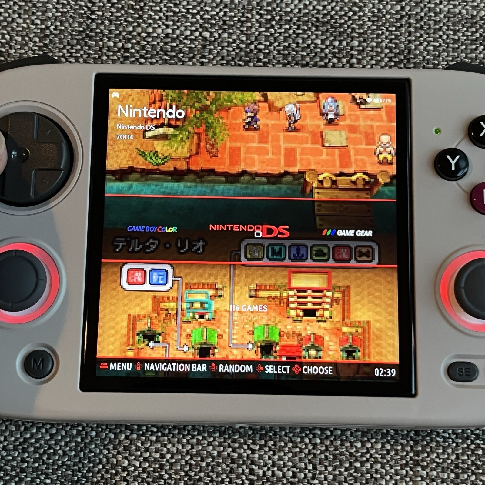 Anbernic RG CubeXX Gray – Handheld Game Console 3.95″ 64GB – Mint – US SELLER!