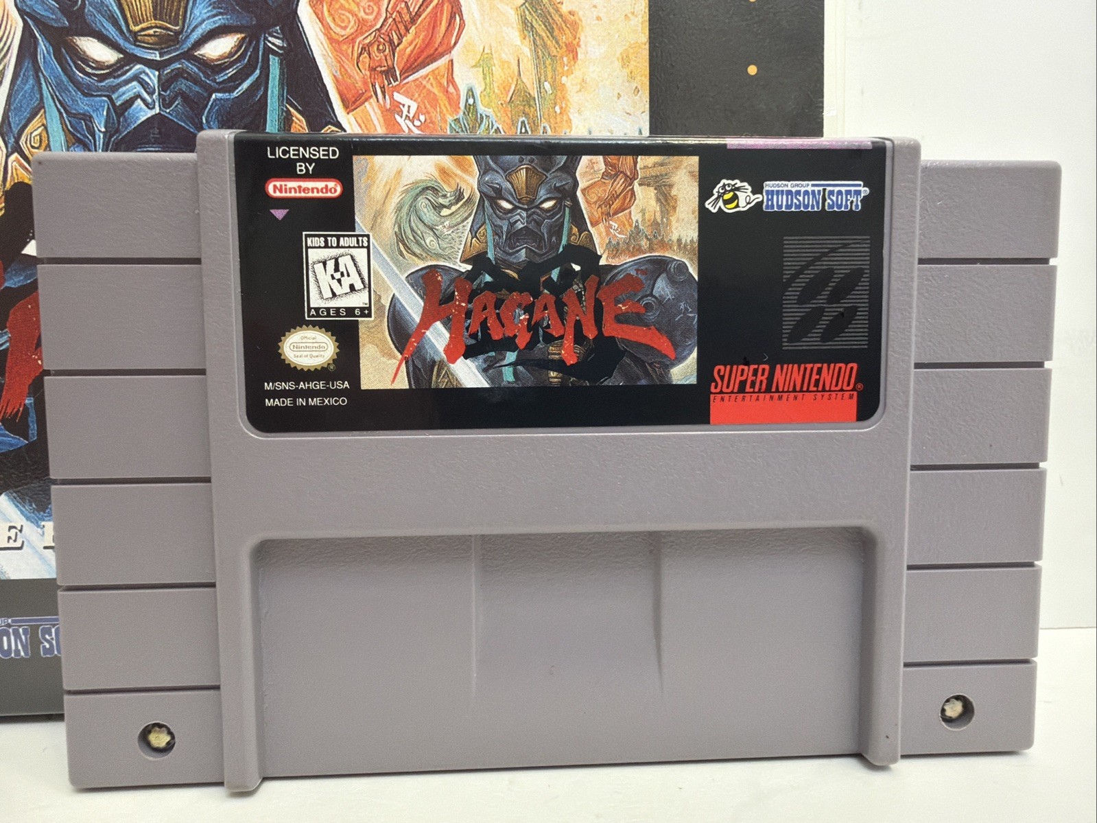 Hagane The Final Conflict Super Nintendo Game SNES Authentic +Collector Case