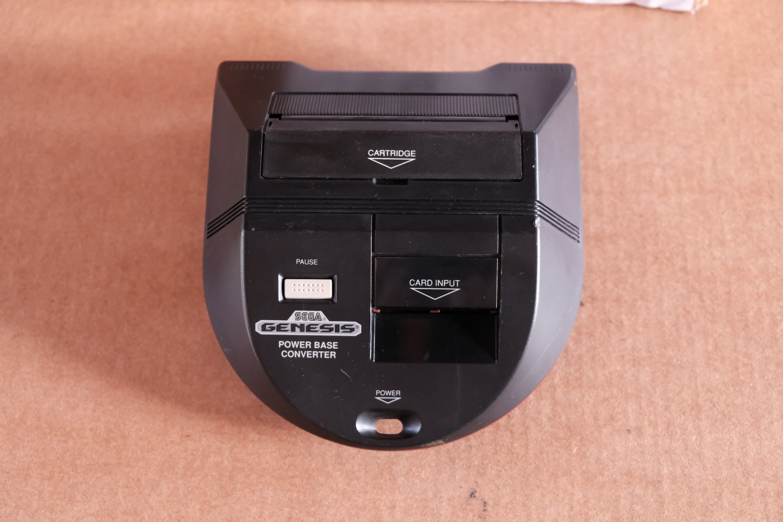 Sega Genesis Power Base Converter, 4 games, MK-2103 Power Supply MK-1632 Adapter