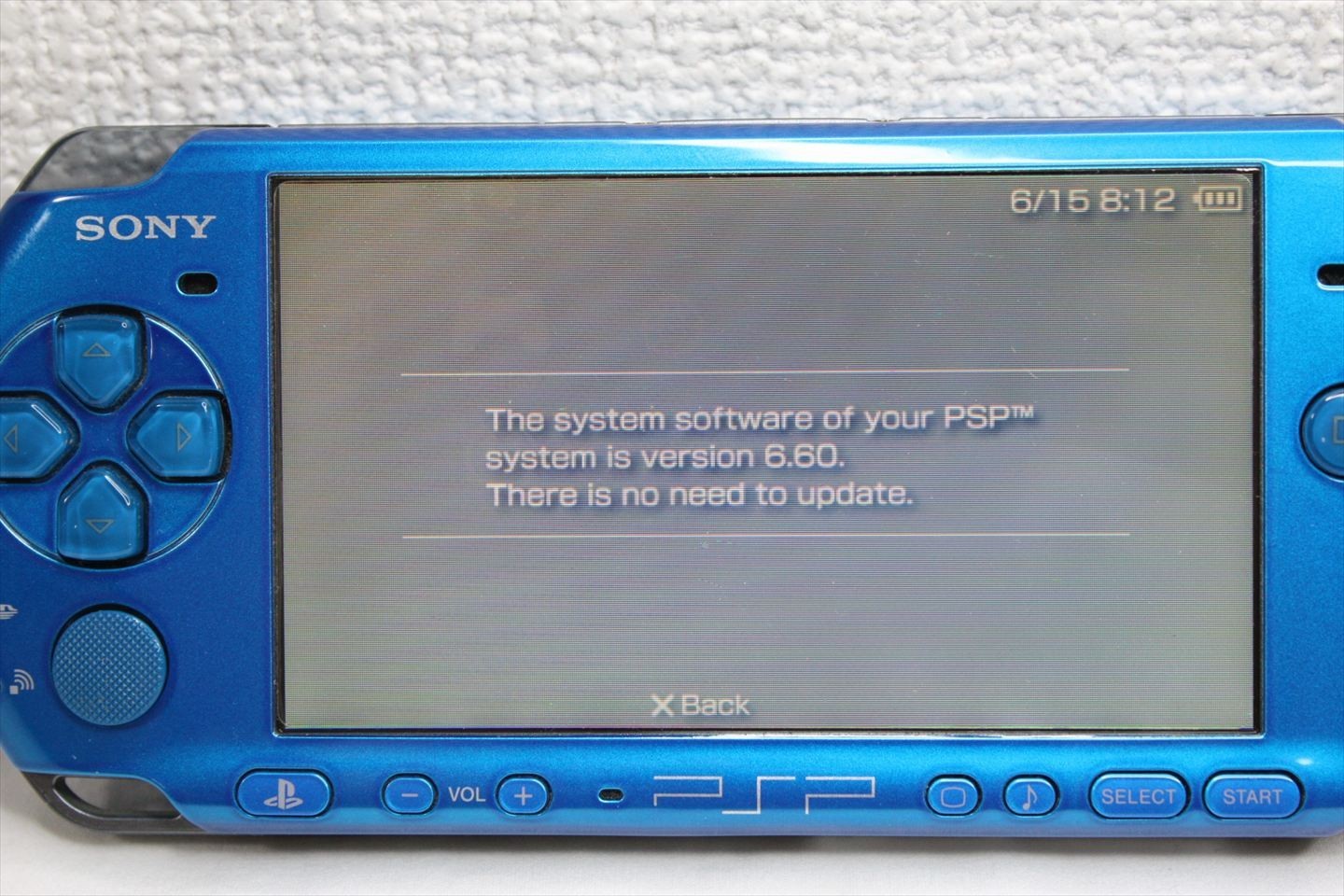 Sony PSP 3000 VIBRANT BLUE Region Free PlayStation Porta Japanese version #534