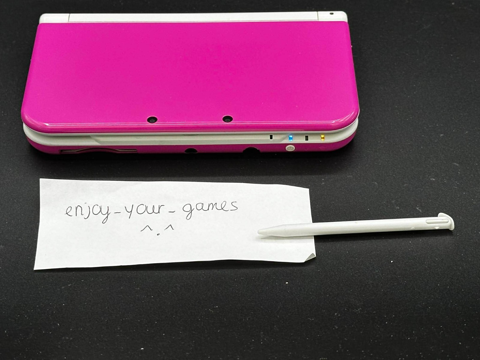 Nintendo New 3DS XL LL Pink White | English | Charger | USA Seller-SHIP IN 1-DAY