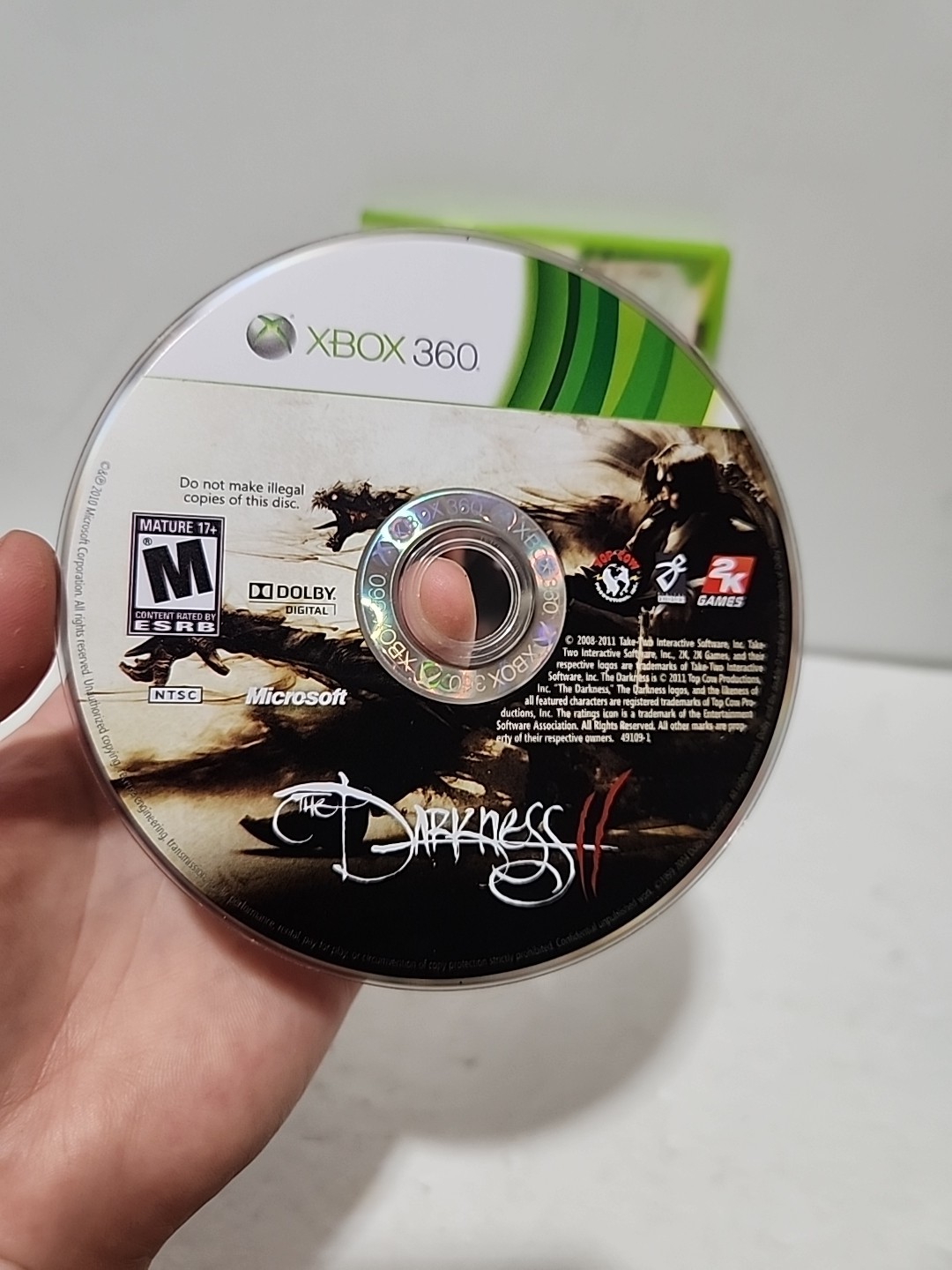 The Darkness II — Limited Edition (Microsoft Xbox 360, 2012) CIB