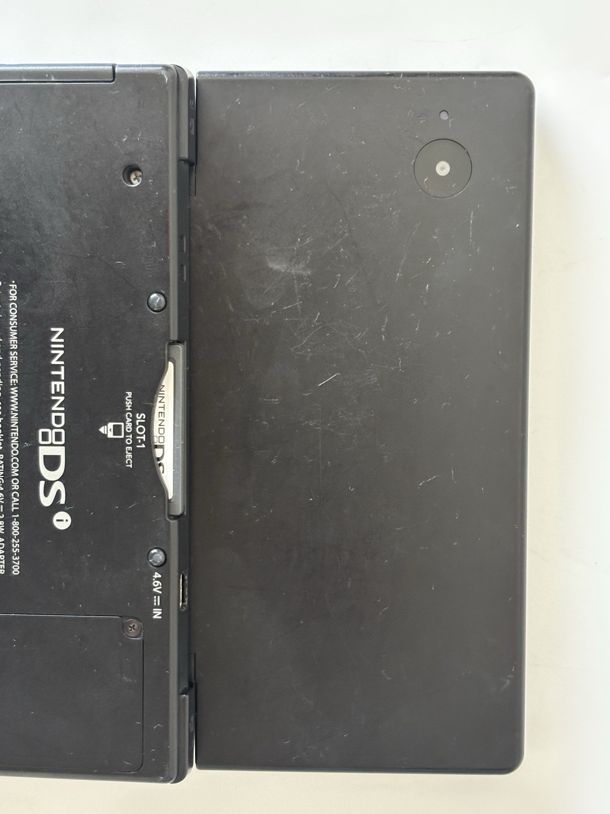 Nintendo DS Matte Black TWL-001 Handheld Video Game System And Game & Case
