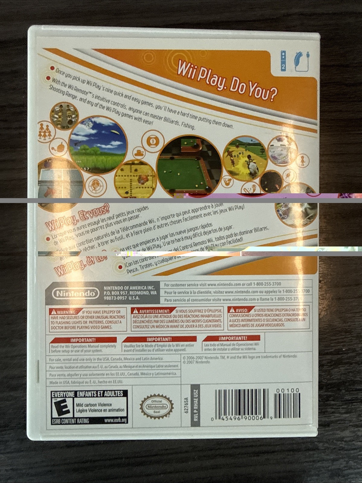 3 Popular Wii games In their Cases With Pamphlets.