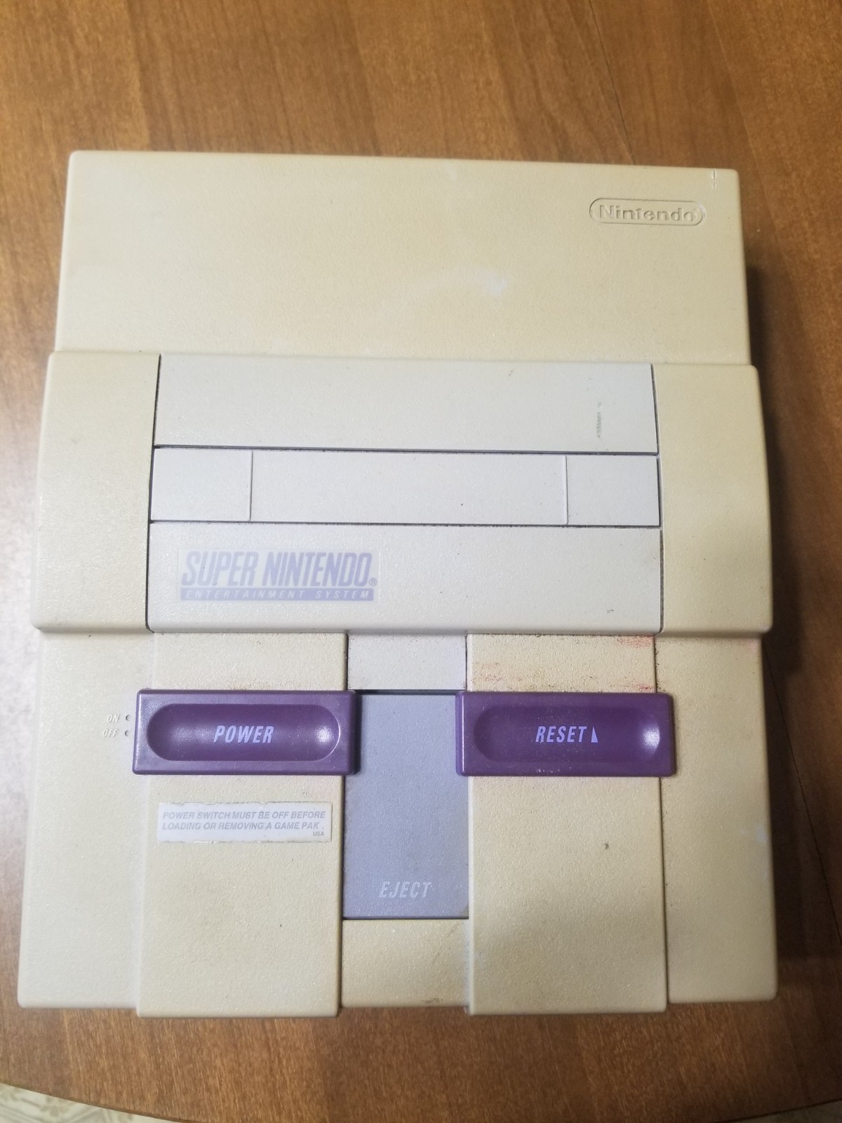 Nintendo SNES Super Nintendo Console SNS-001 NTSC-U/C Console Only