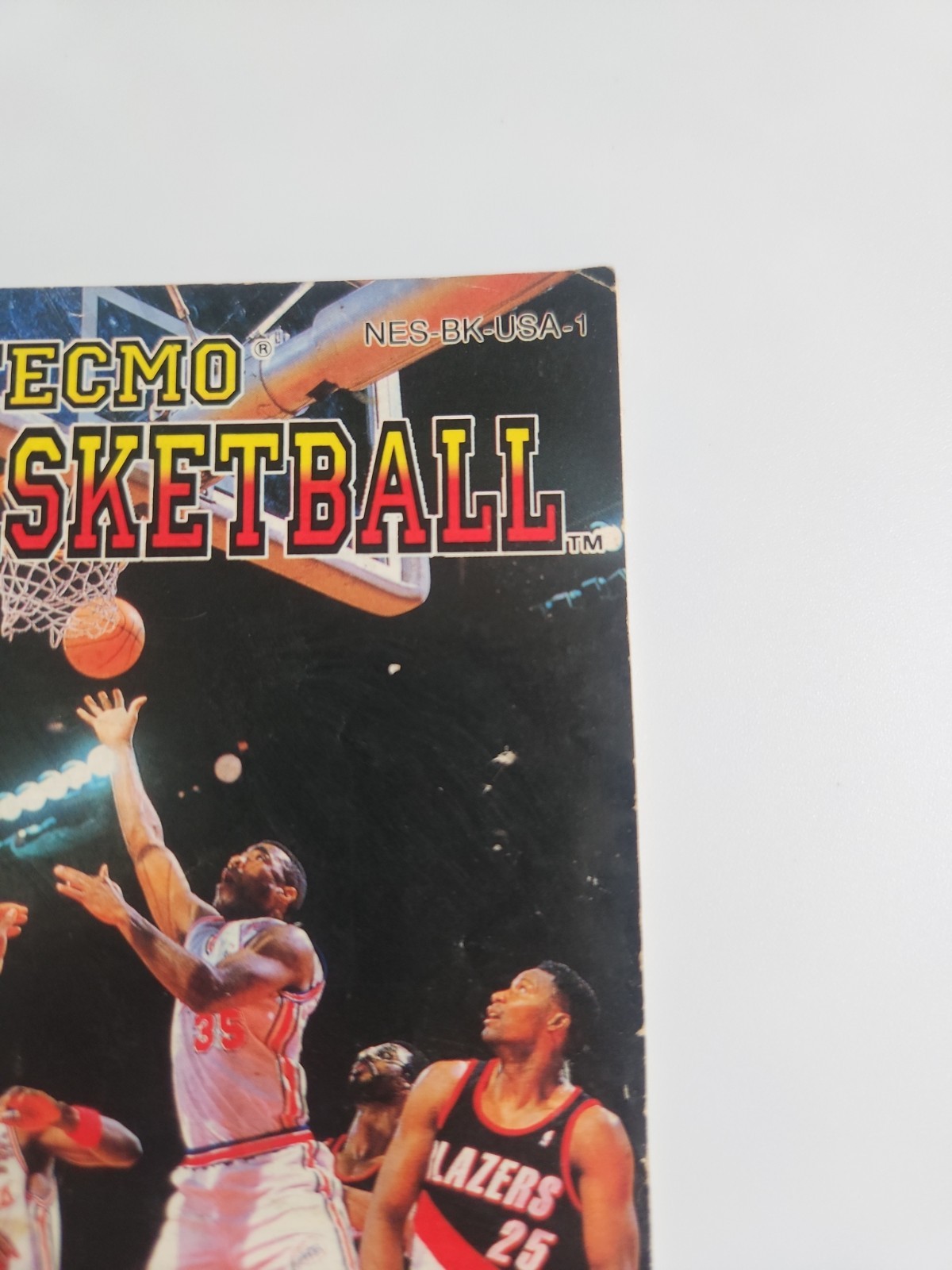 Tecmo Super NBA Basketball SNES Super Nintendo Instruction Manual Only