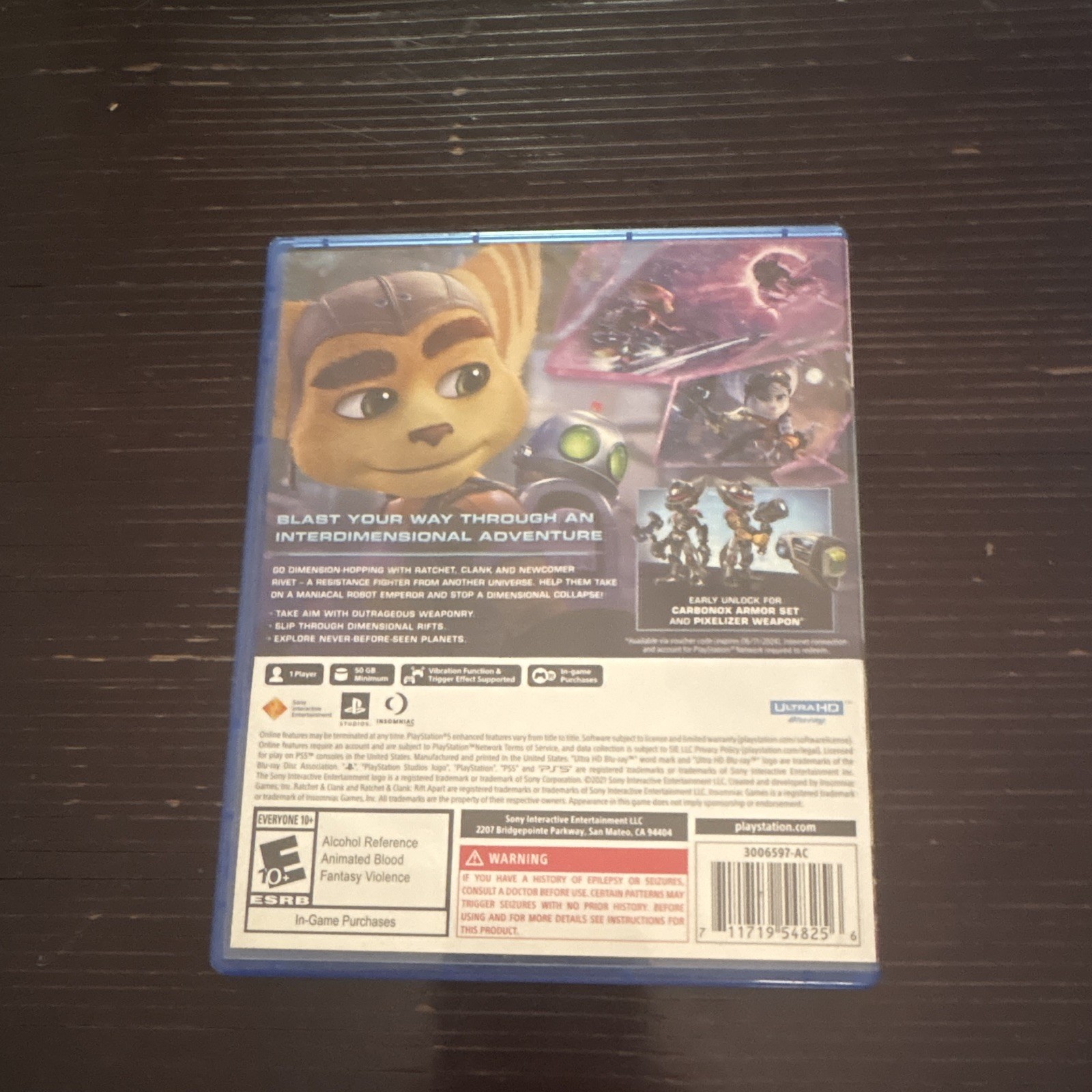 PlayStation Studios Ratchet & Clank: Rift Apart Launch Edition PS5 Complete