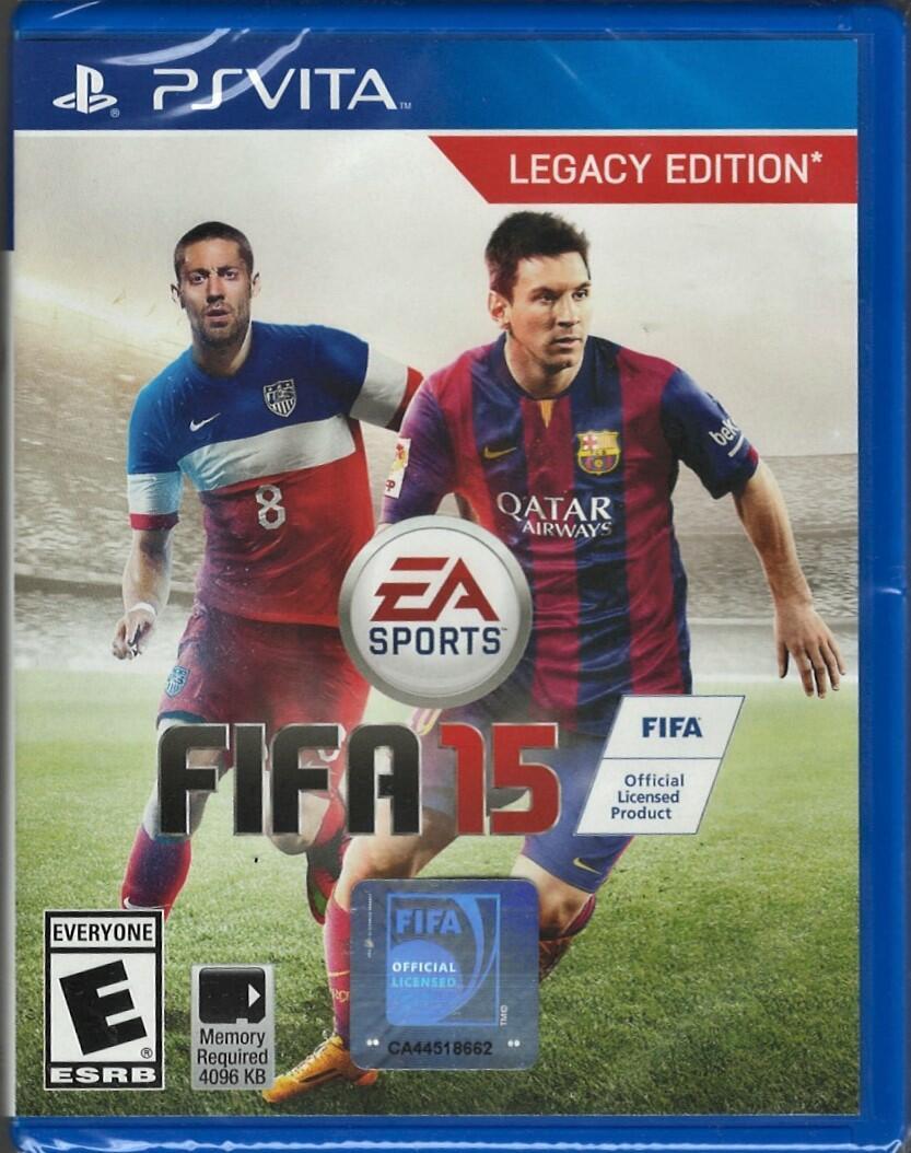 FIFA Soccer 15 PSV (Brand New Factory Sealed US Version) PlayStation Vita, plays