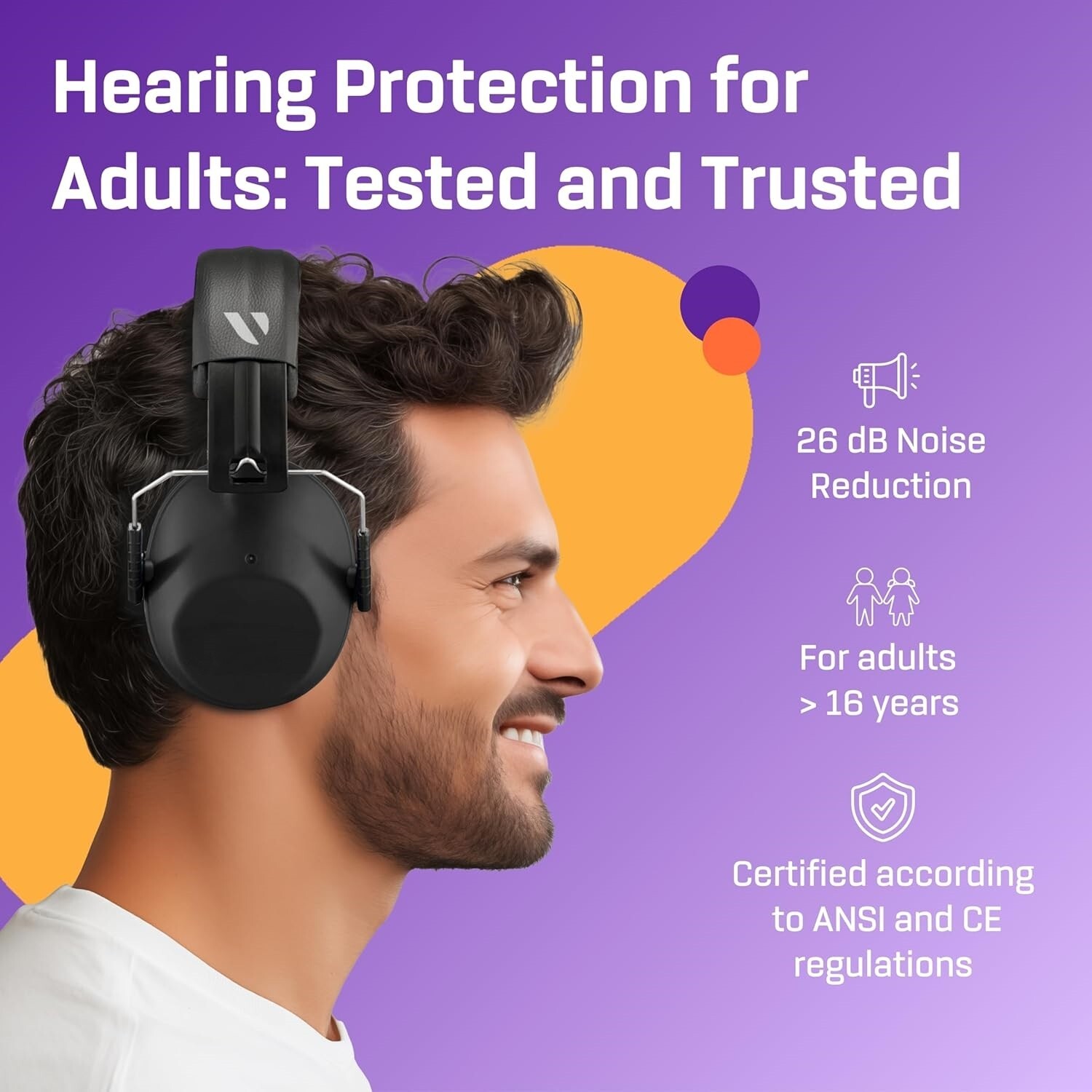 Protectores Auditivos Para Reduccion De Ruido Auriculares Con Cancelacion Ruido.