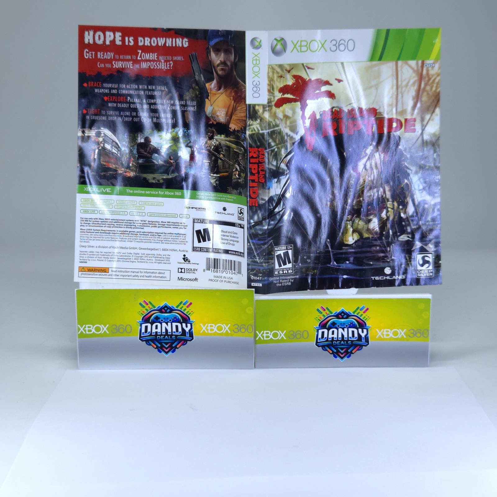 Dead Island Riptide CIB W/ Manual – Tested – Xbox 360