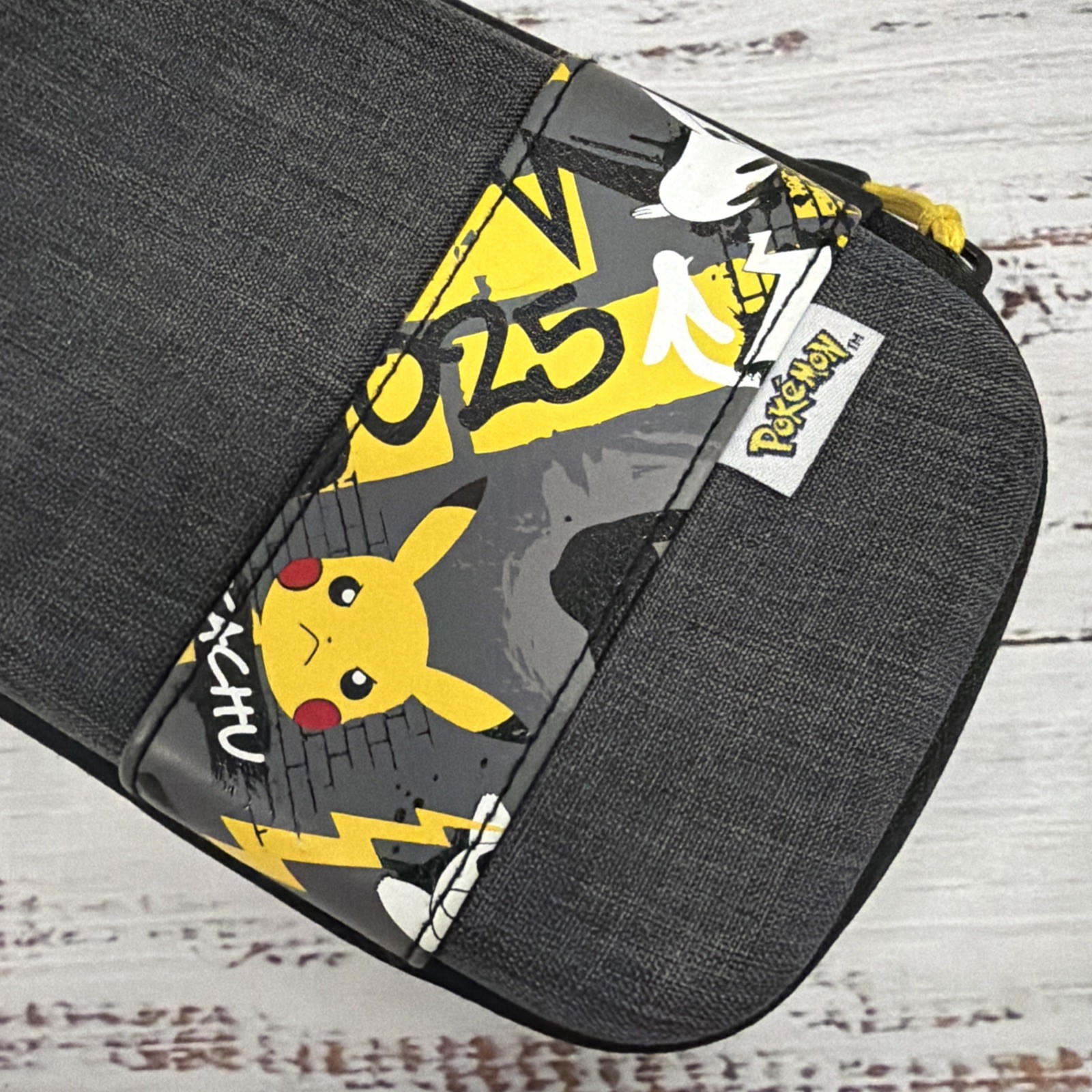 Nintendo Switch Pikachu Carrying Case • Hard Shell Travel Case • Black Yellow