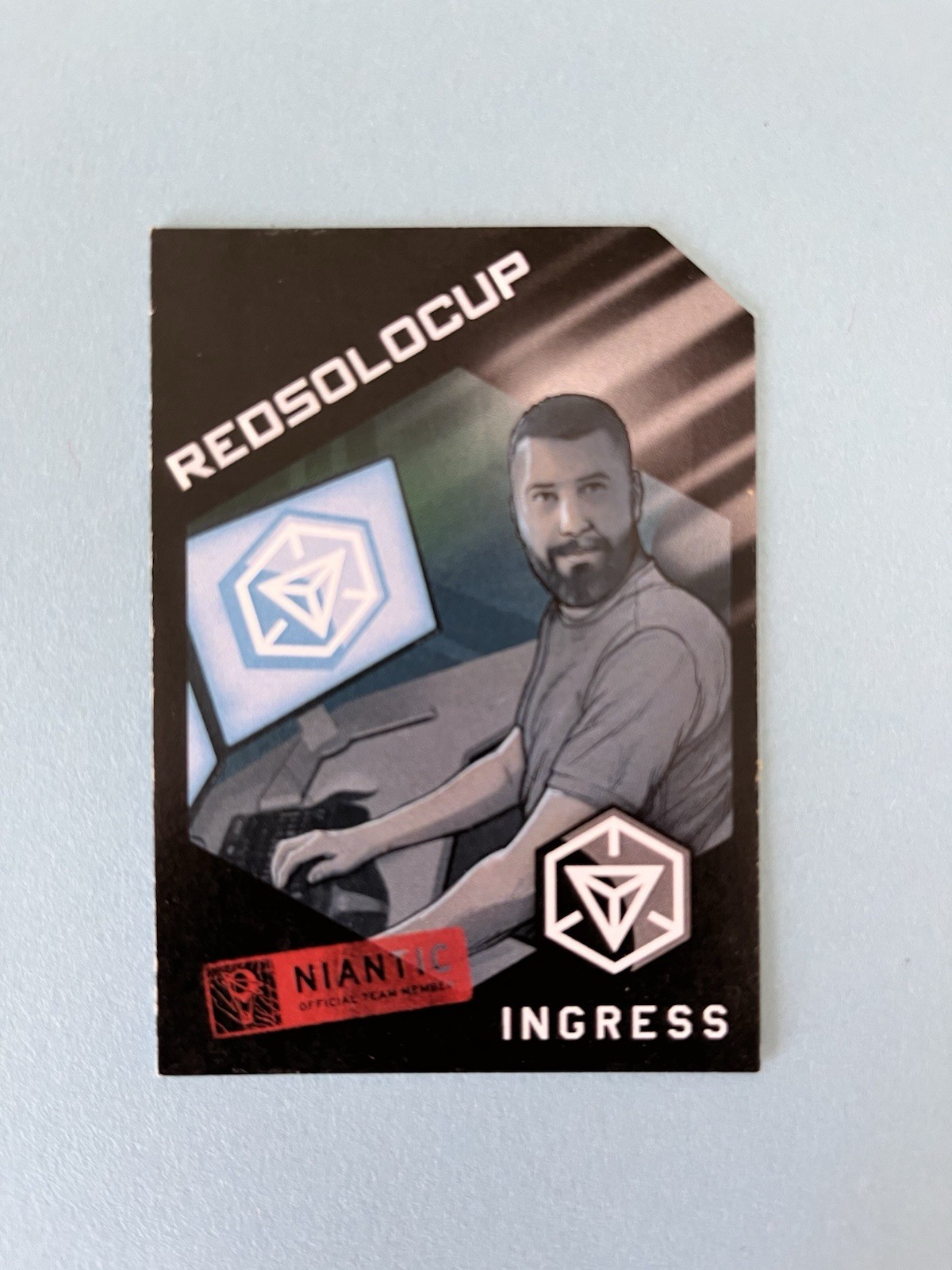 Ingress Agent Card REDSOLOCUP Behind the Scanner Host Niantic ENL