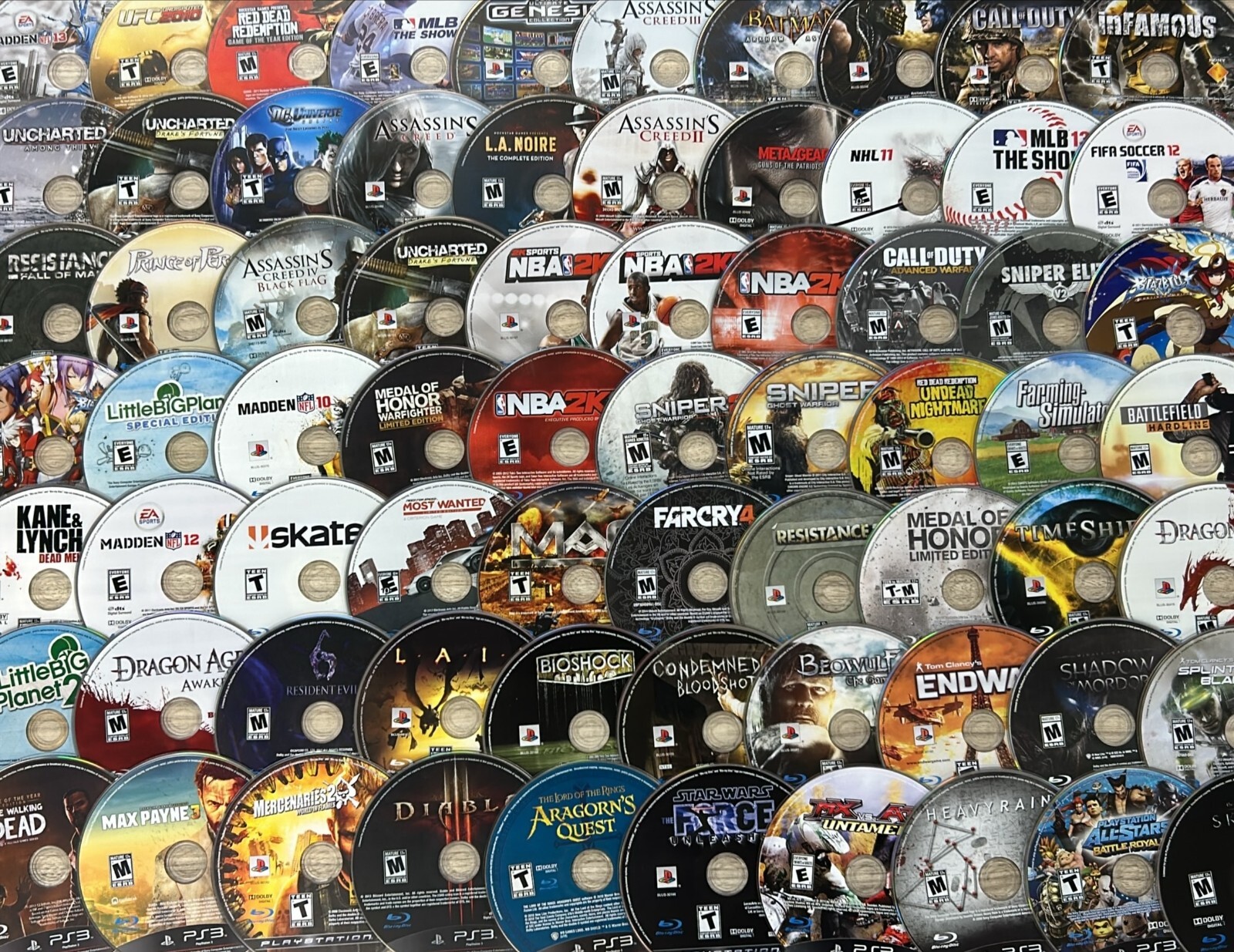 Mystery Mixed Lot of 15 Sony PlayStation 3 PS3 Games Blind Pack – Great Gift!