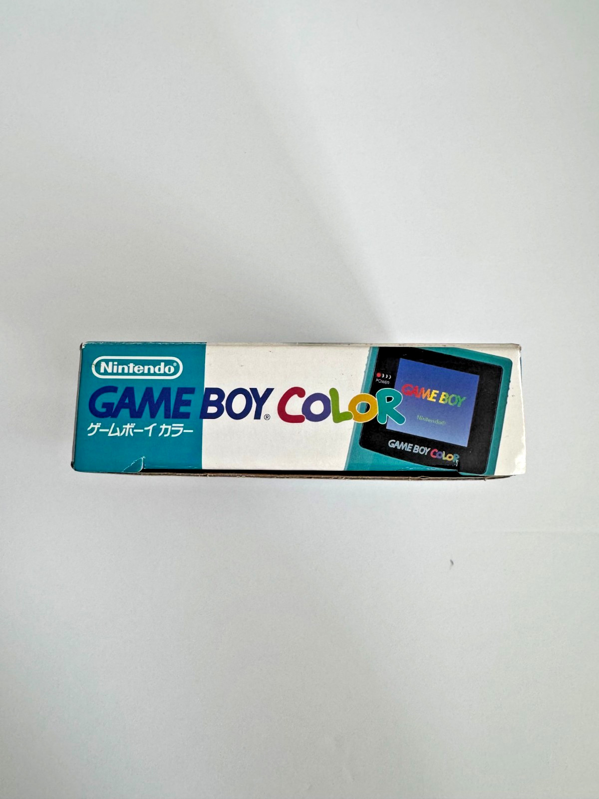 Nintendo Game Boy Color in Light Blue/Teal with Original Box (Tested, Working)