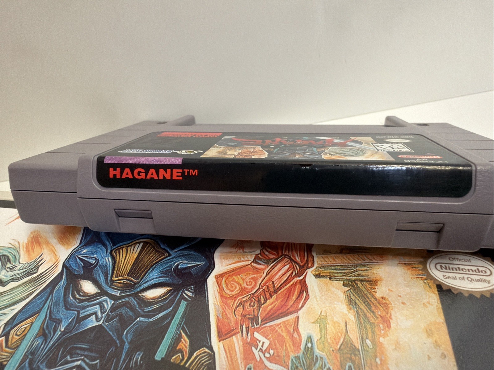 Hagane The Final Conflict Super Nintendo Game SNES Authentic +Collector Case