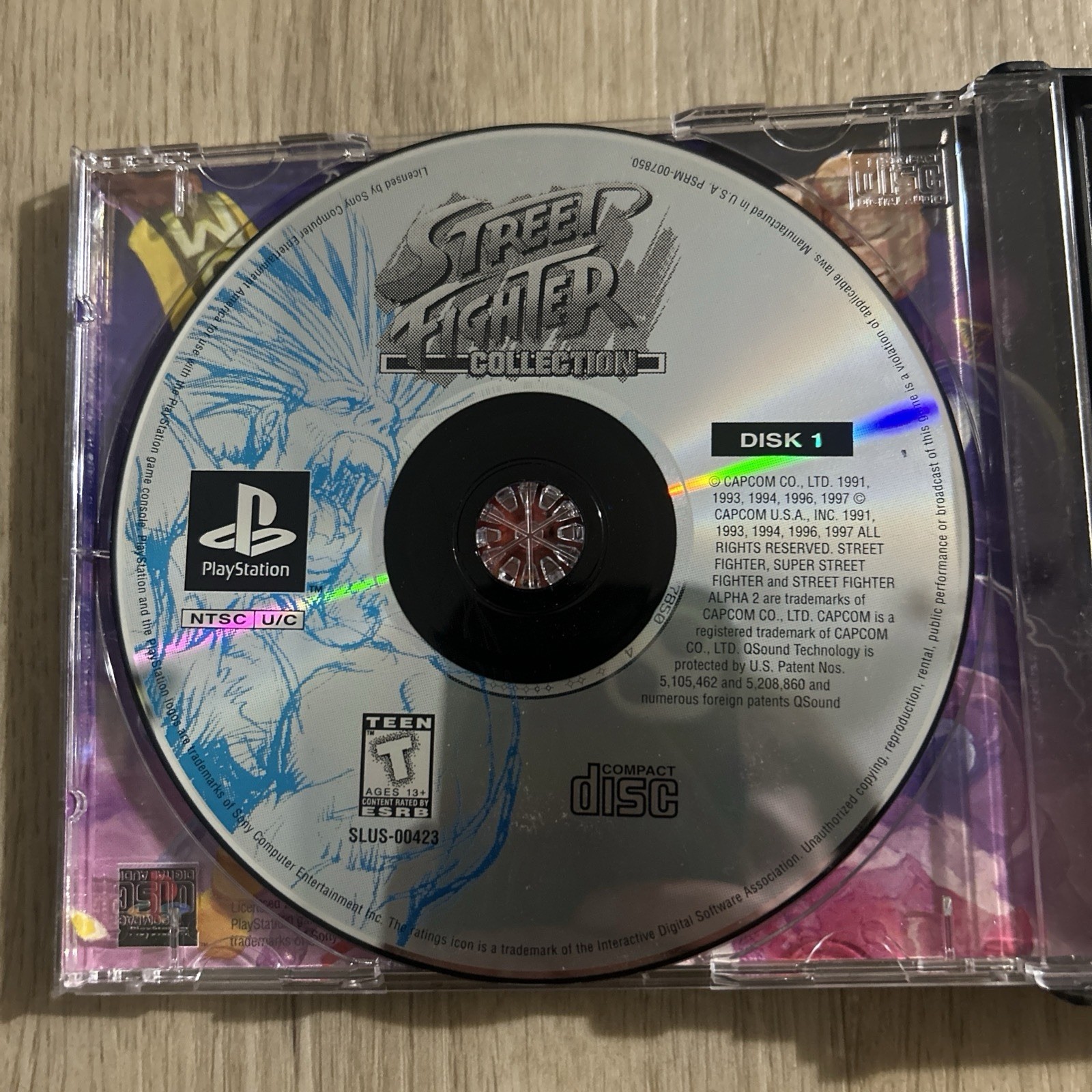 Street Fighter Collection (SONY PlayStation 1, 1997) Complete