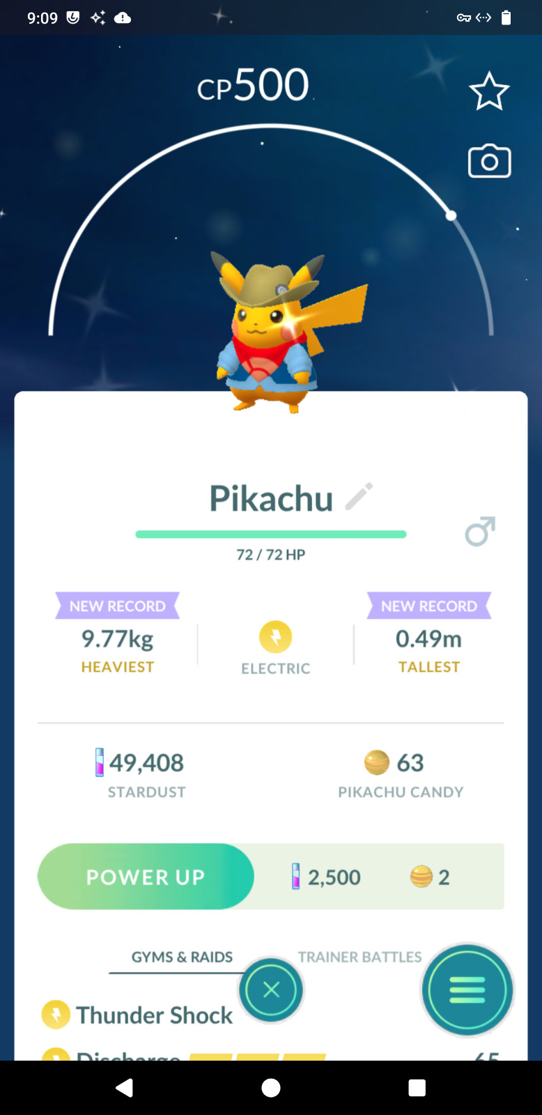 ✨Shiny Pikachu Excavator – Fossil Museum (Male or Female)✨ – P T C – Description