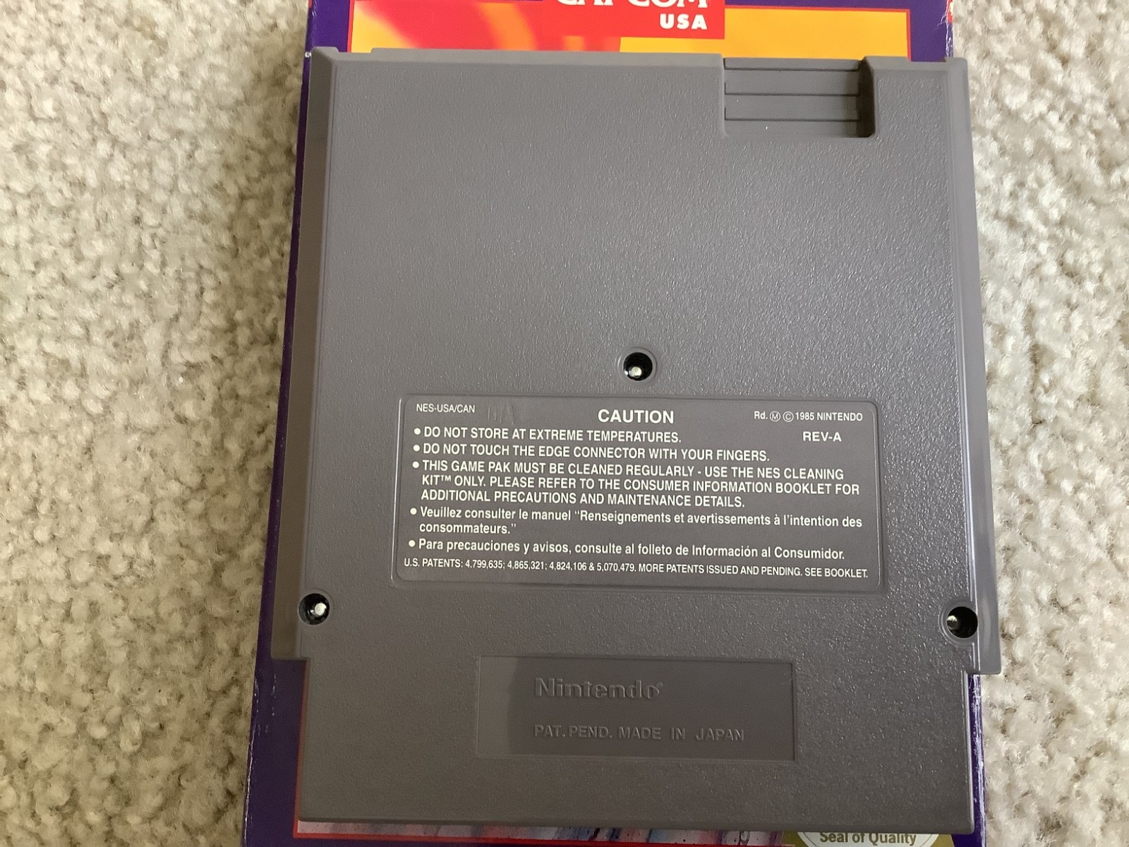 Mega Man 4 (NES Capcom 1991) CIB Very Good Working Condition