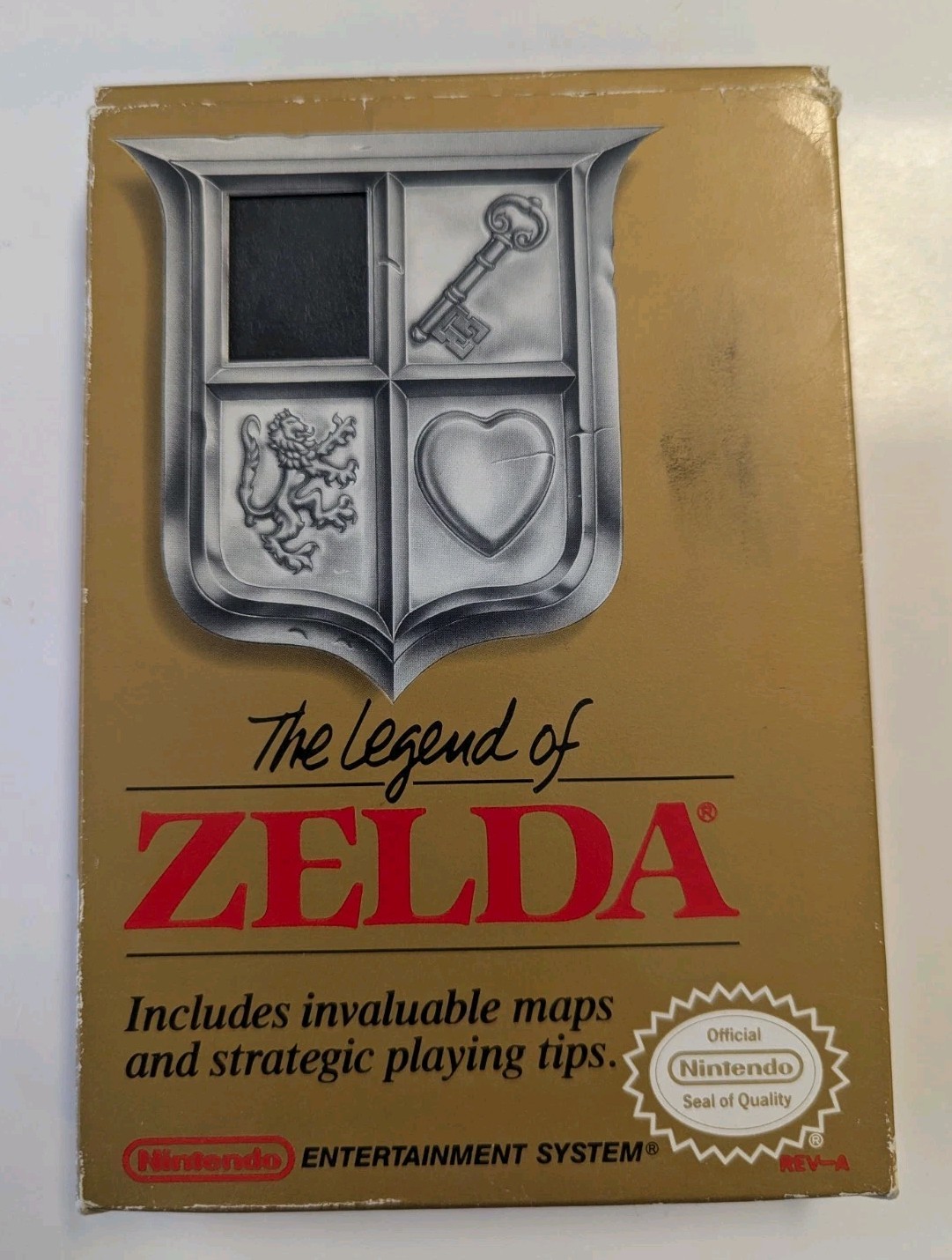 NINTENDO THE LEGEND OF ZELDA IN BOX GOOD NO BOOKLET TESTED.