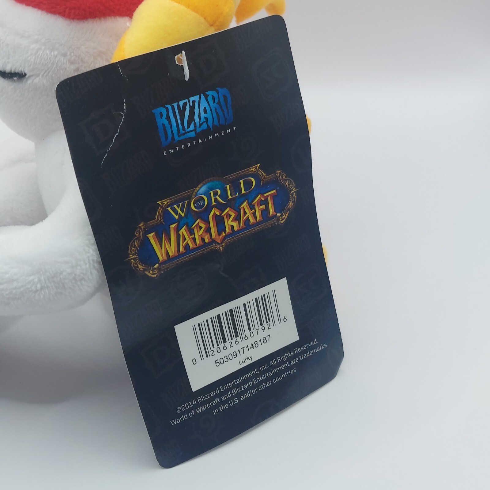 World of Warcraft Plush Lurky Murloc Blizzard Entertainment with Bag and Tag