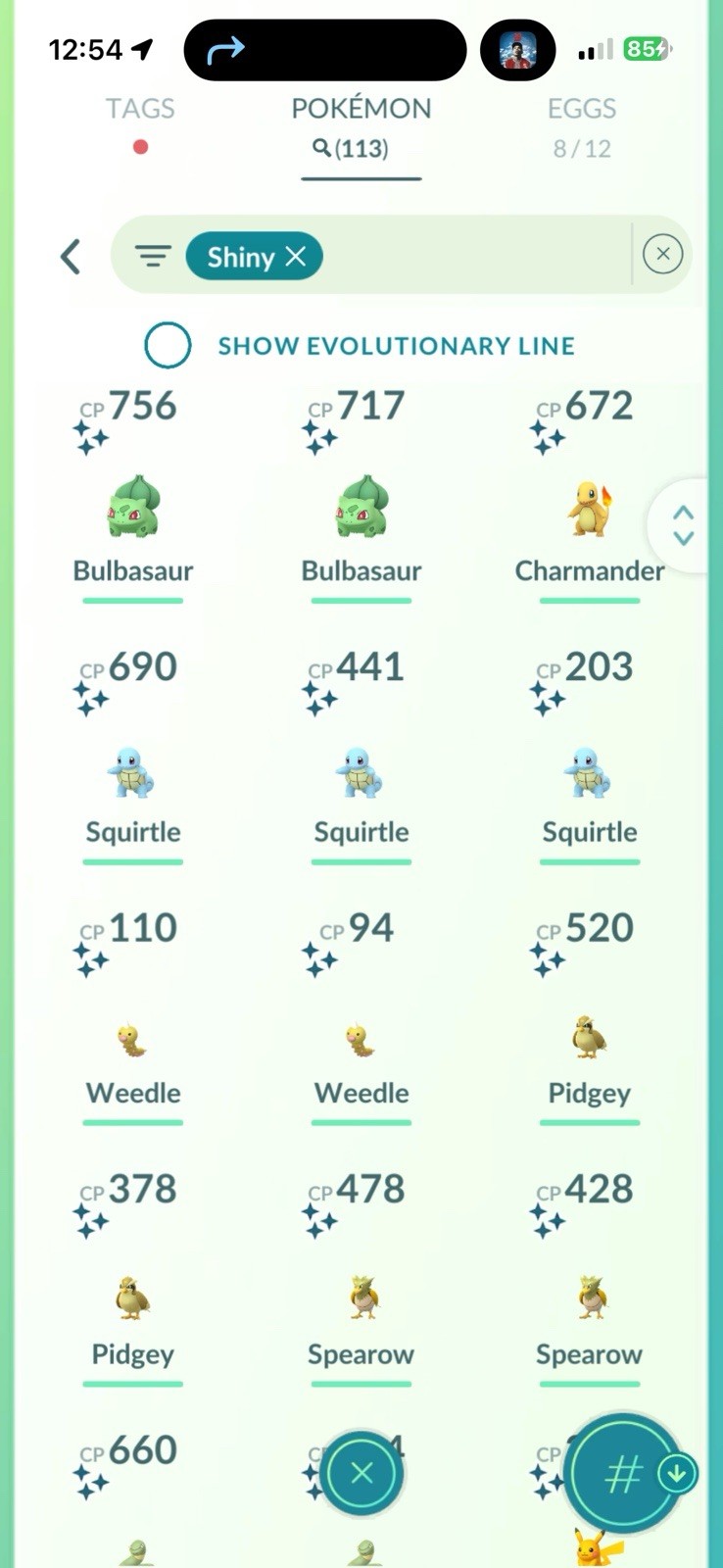 Pokémon PTC GO | LVL 70 |113✨|10.3☄️ Charcadet, Bg Ditto X 9