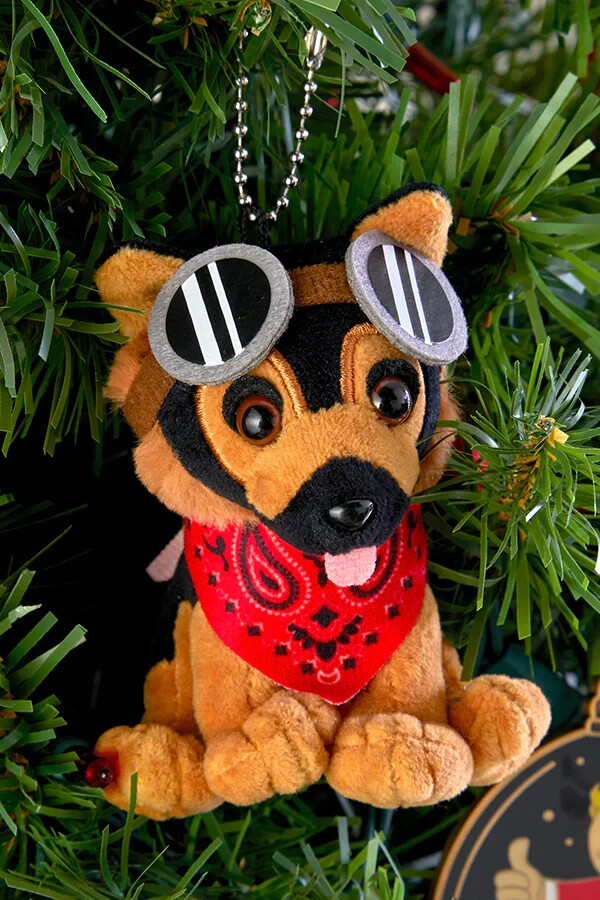 Fallout 4 Dogmeat Keychain Companion Mini Plush Figure Dog Ornament
