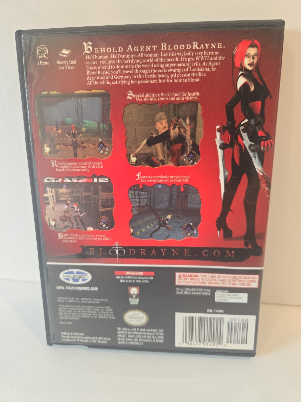 BloodRayne (Nintendo GameCube, 2002) – CIB Complete Tested