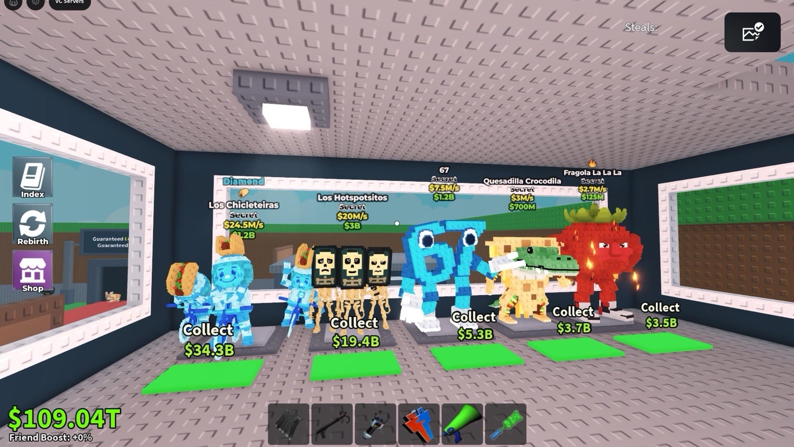 Steal a Brainrot Base Full of Secrets and Good Brainrot Gods