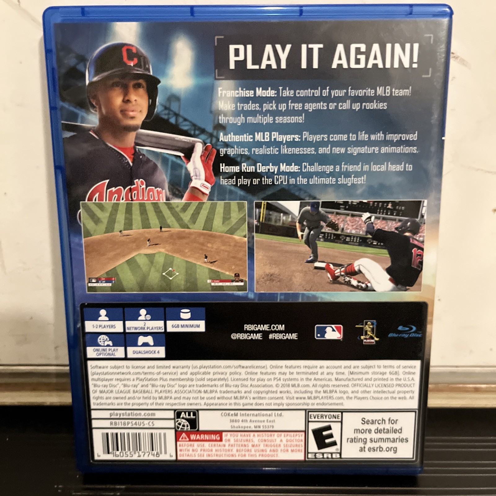 R.B.I. Baseball 18 (Sony PlayStation 4, 2018)