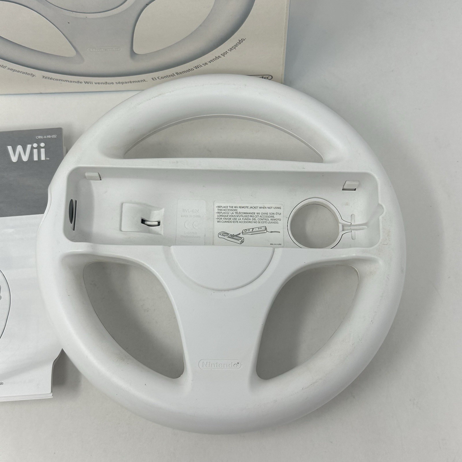 Wii Nintendo OEM RVL-024 in Box Steering Wheel Only