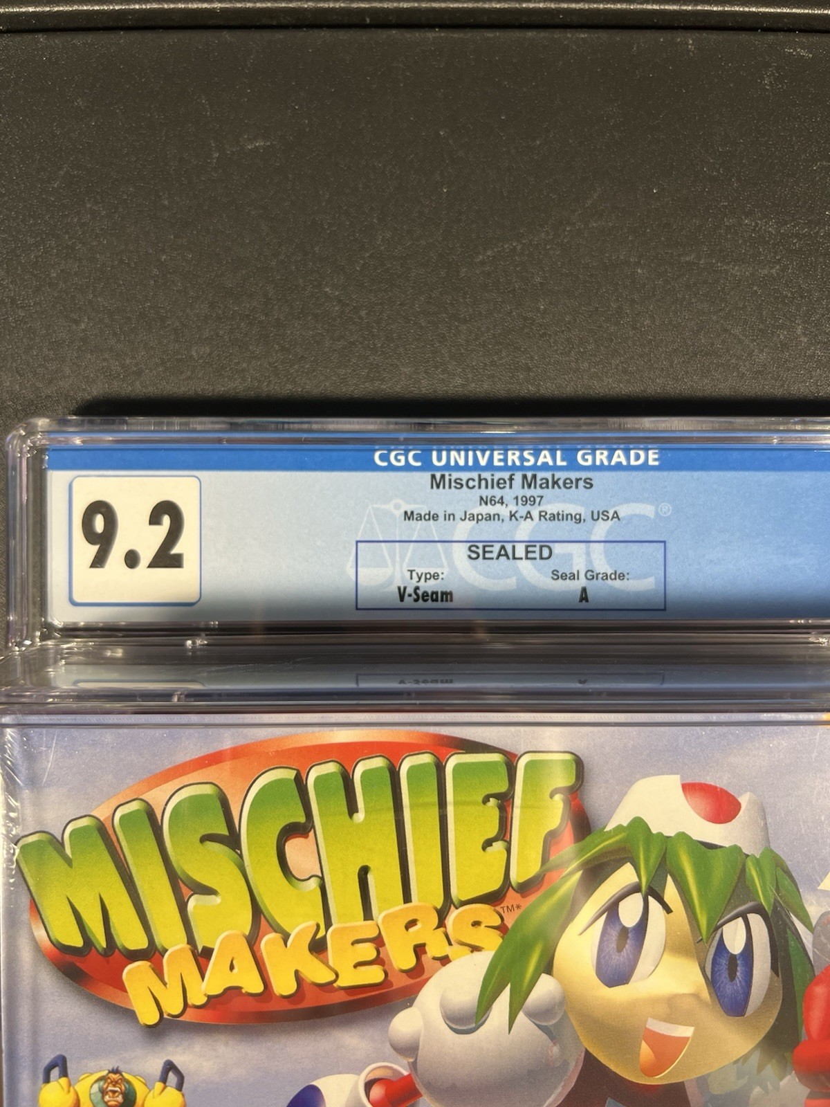 Mischief Makers [Early Print] – N64, Sealed, CGC Graded 9.2 A!!!